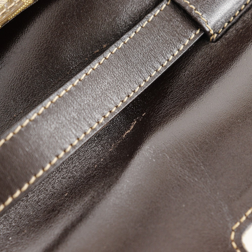 FENDI Shoulder Bag Plastics Brown 2-way clutch Zucchino Mamma Bucket Women Used