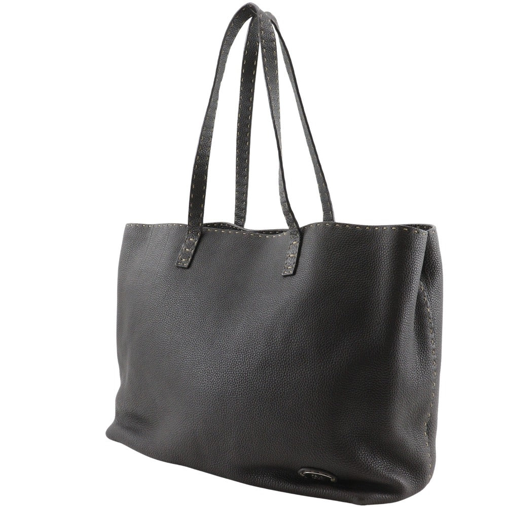 FENDI Tote Bag 7VA282 leather Brown Celeria