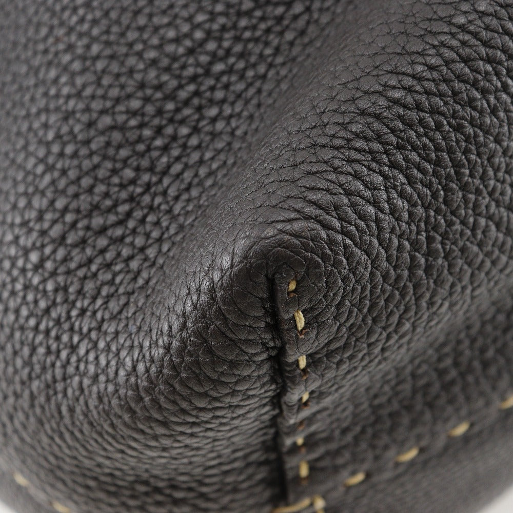 FENDI Tote Bag 7VA282 leather Brown Celeria
