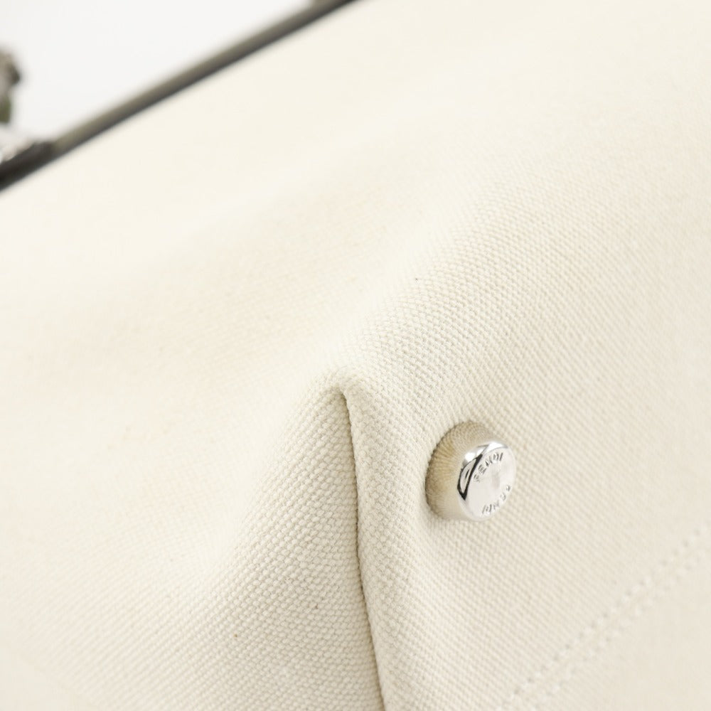 FENDI Shoulder Bag 8BL124 Canvas, Leather Beige / khaki 2WAY handbag By the way medium Women Used