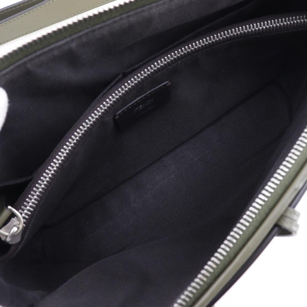 FENDI Shoulder Bag 8BL124 Canvas, Leather Beige / khaki 2WAY handbag By the way medium Women Used