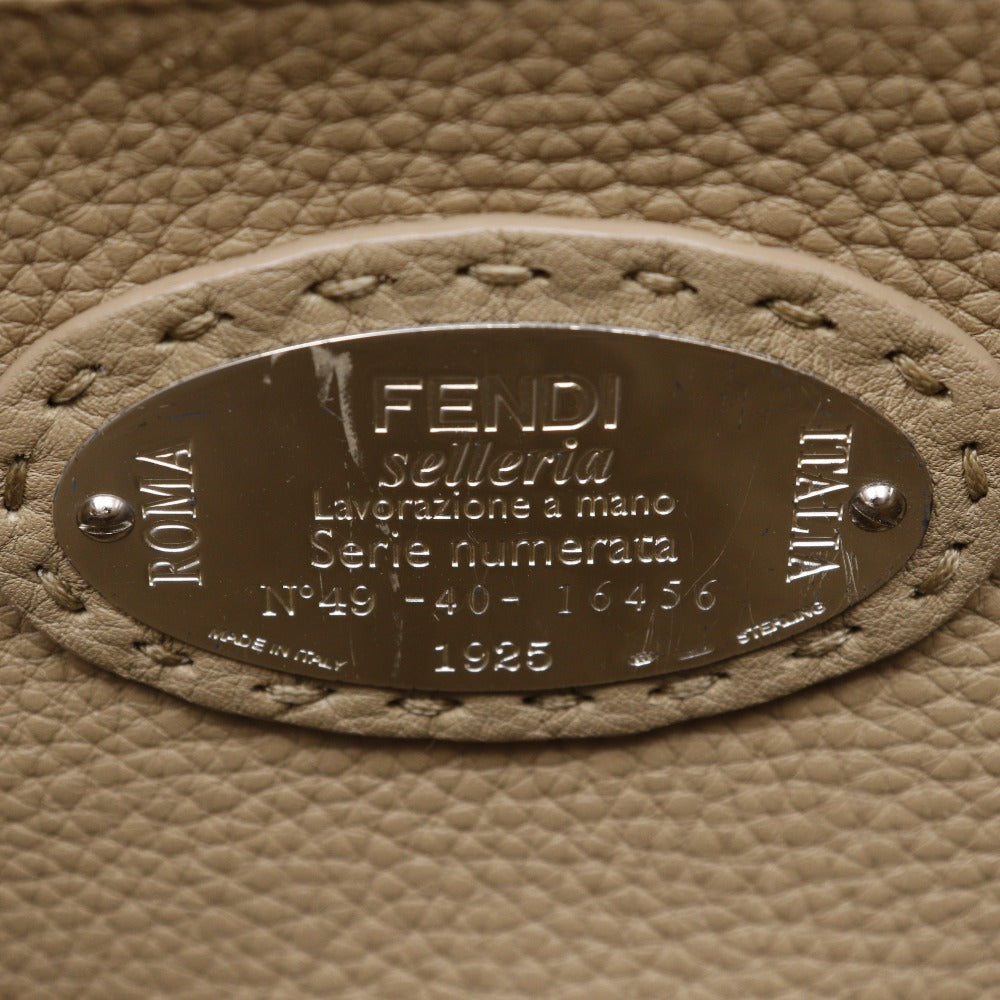 FENDI Handbag 8BN226 leather Brown 2WAYShoulder Celeria Peek-a-boo regular Women Used