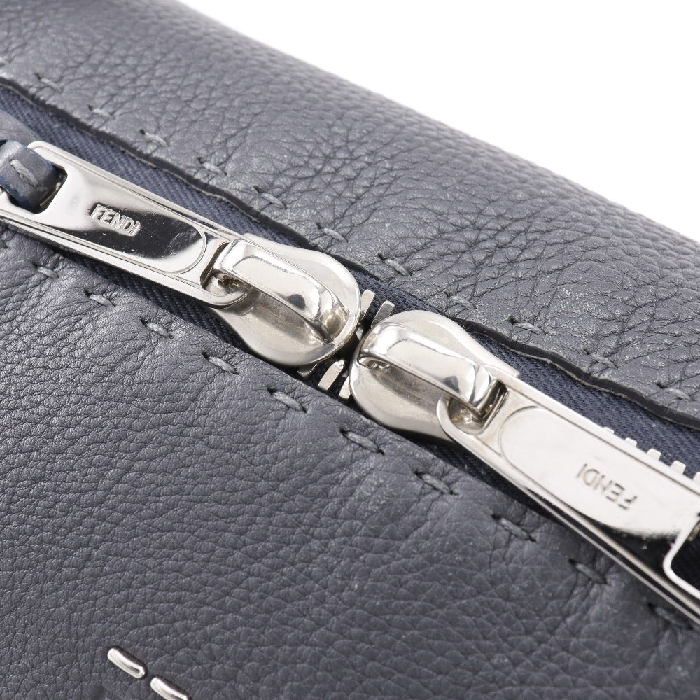 FENDI Handbag 8BL137 Calfskin gray 2WAYShoulder Celeria Ray
