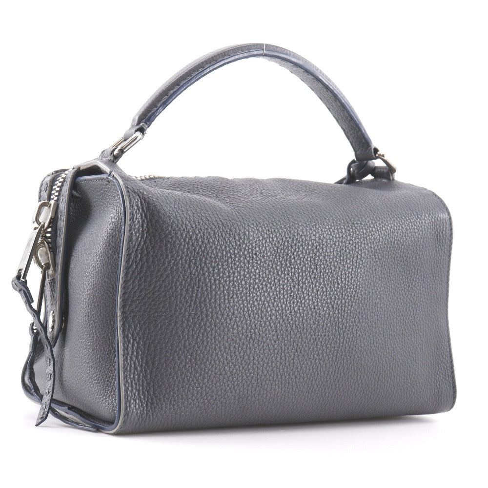 FENDI Handbag 8BL137 Calfskin gray 2WAYShoulder Celeria Ray