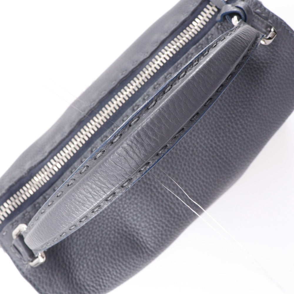 FENDI Handbag 8BL137 Calfskin gray 2WAYShoulder Celeria Ray