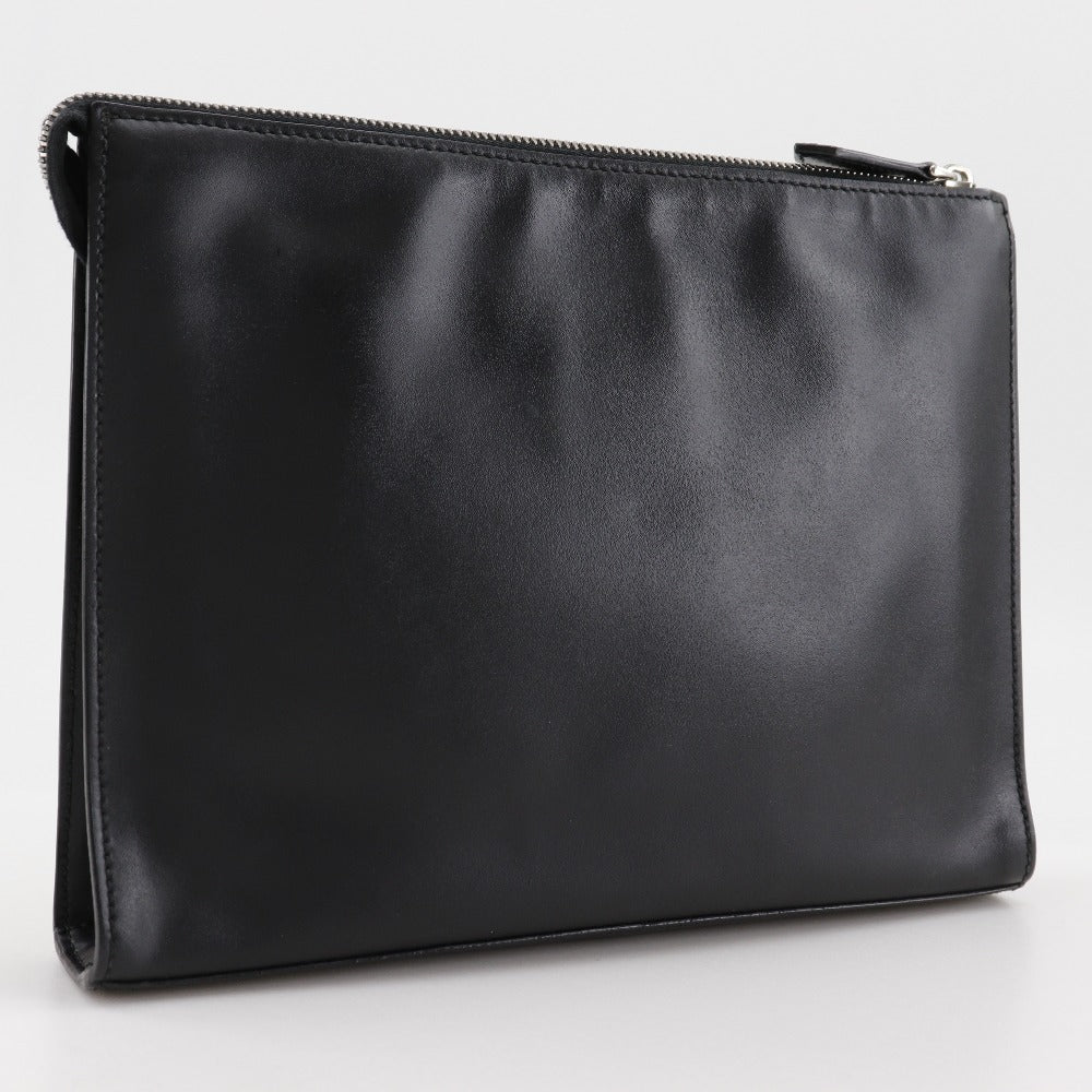 FENDI Clutch bag 7VA433 Calfskin black Bugs monster mens(Unisex) Used