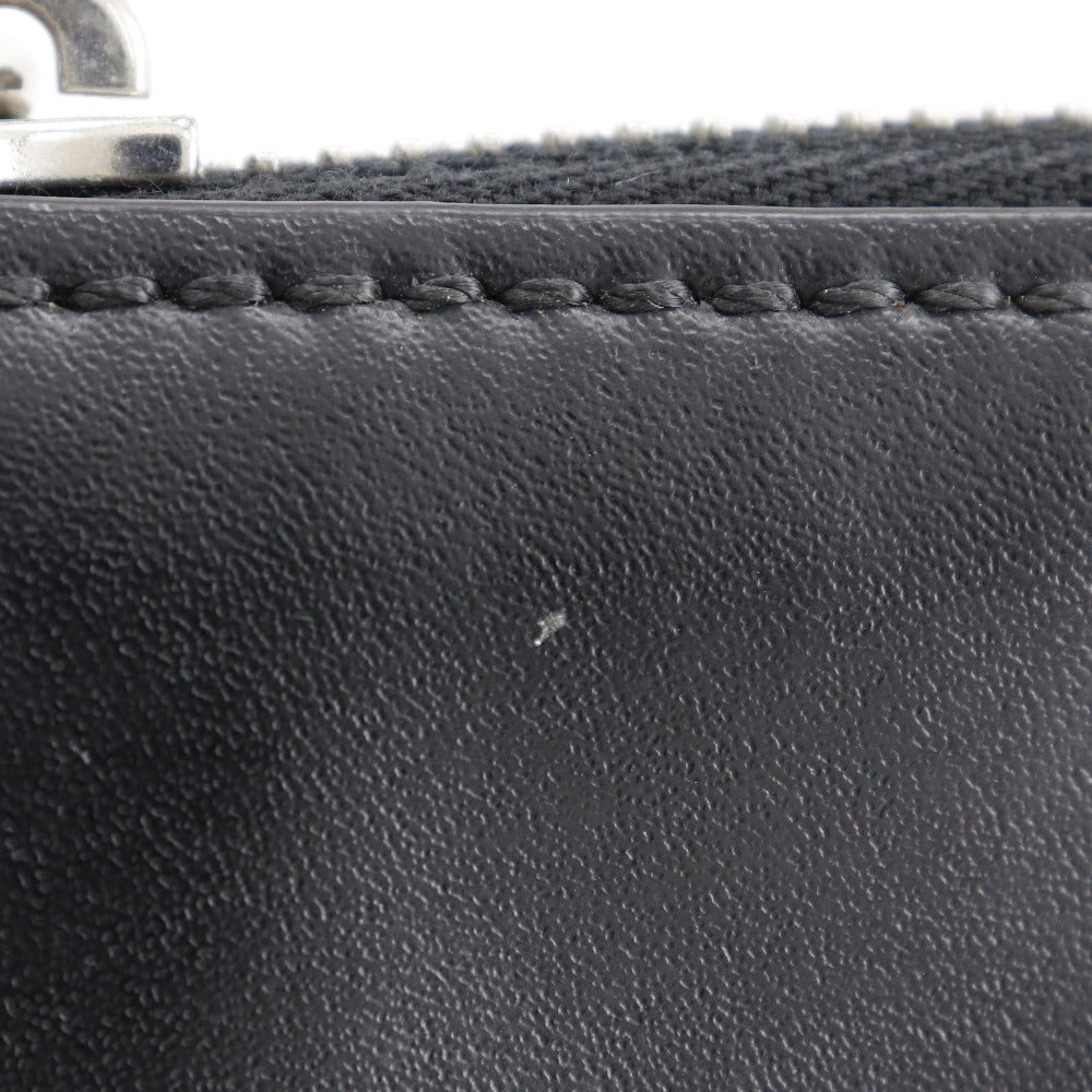 FENDI Clutch bag 7VA433 Calfskin black Bugs monster mens(Unisex) Used