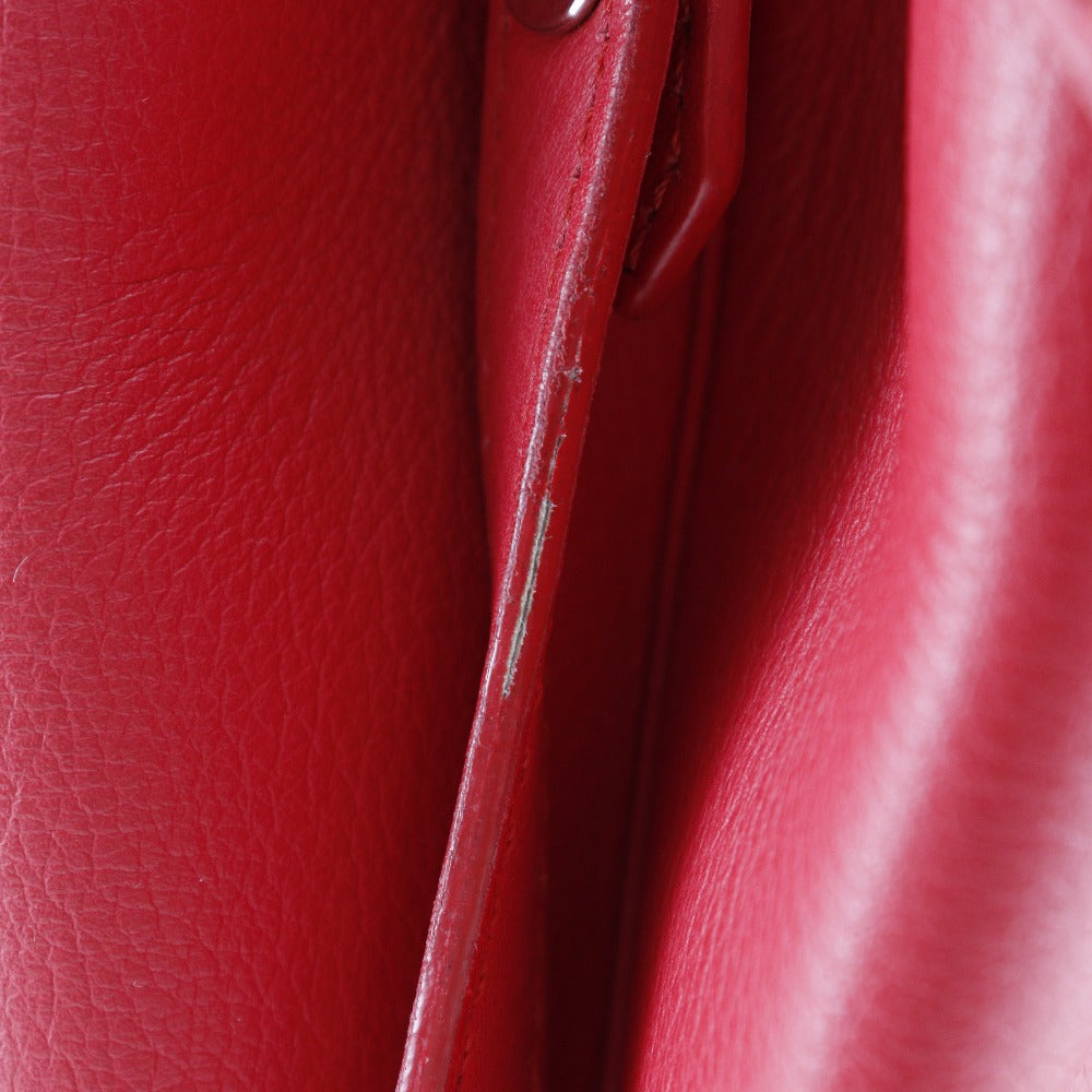 FENDI Handbag 8BH253 Calfskin Red 2WAYShoulder Petite to Jules Women Used