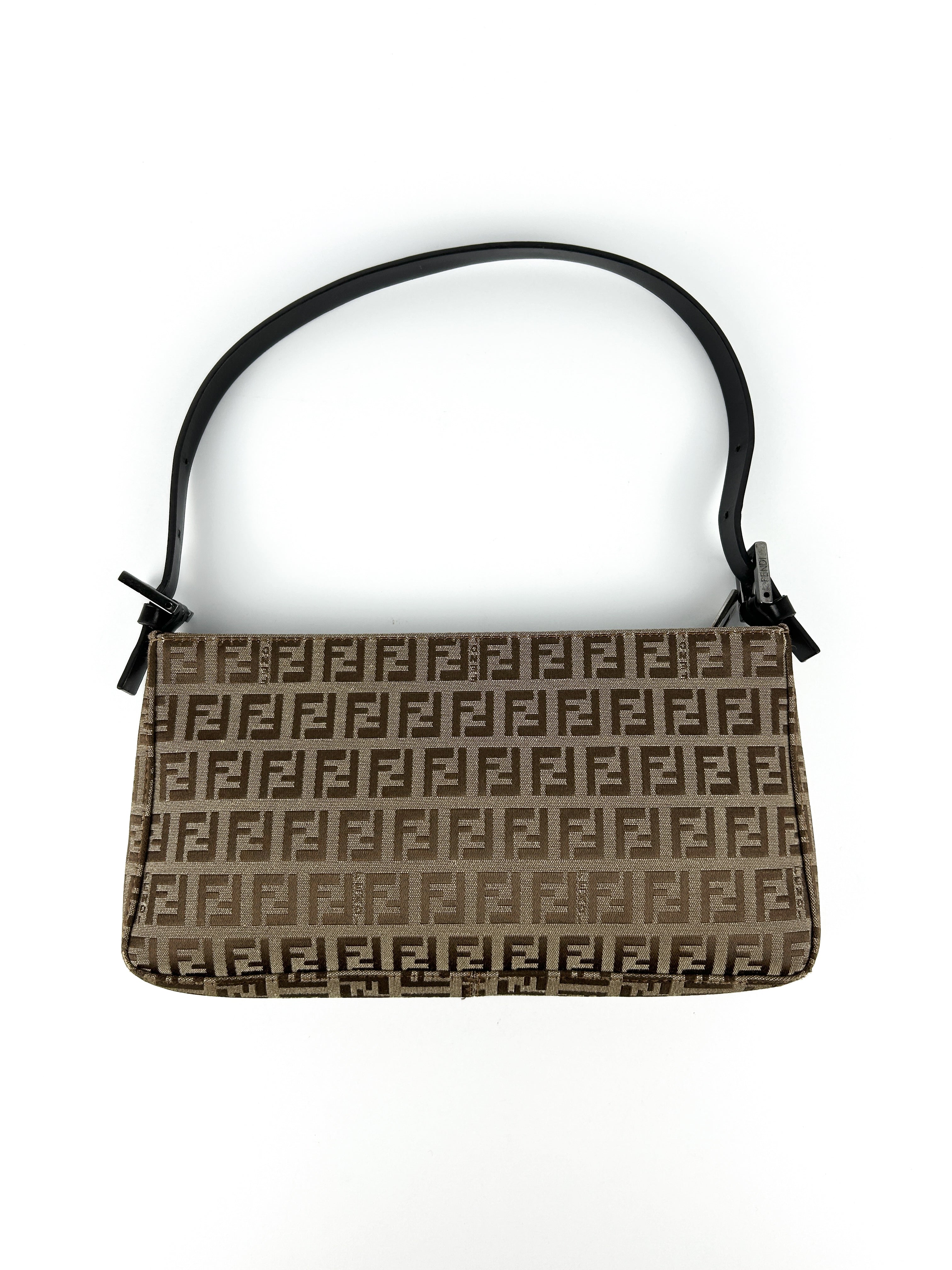 Vintage Fendi Zucca Shoulder Bag