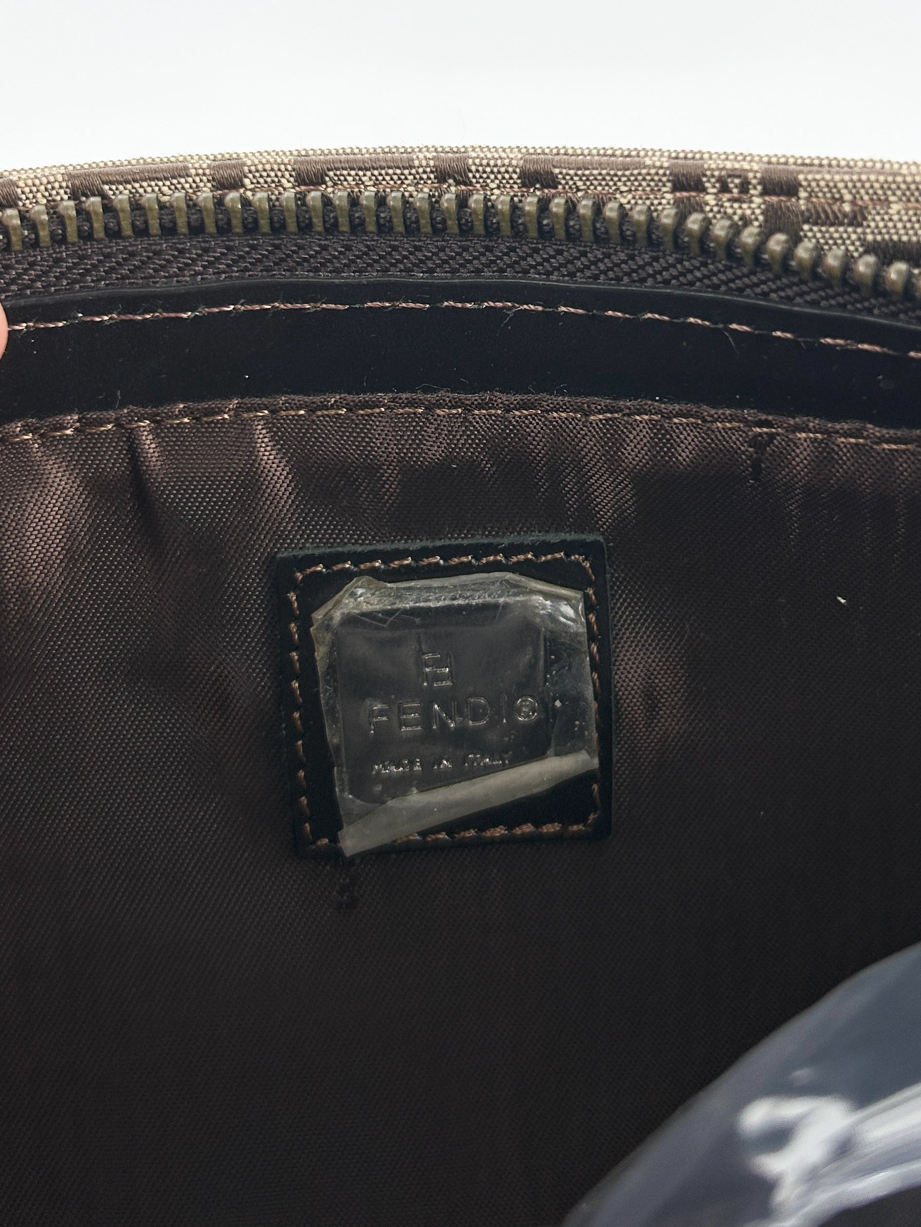 Vintage Fendi Zucca Shoulder Bag