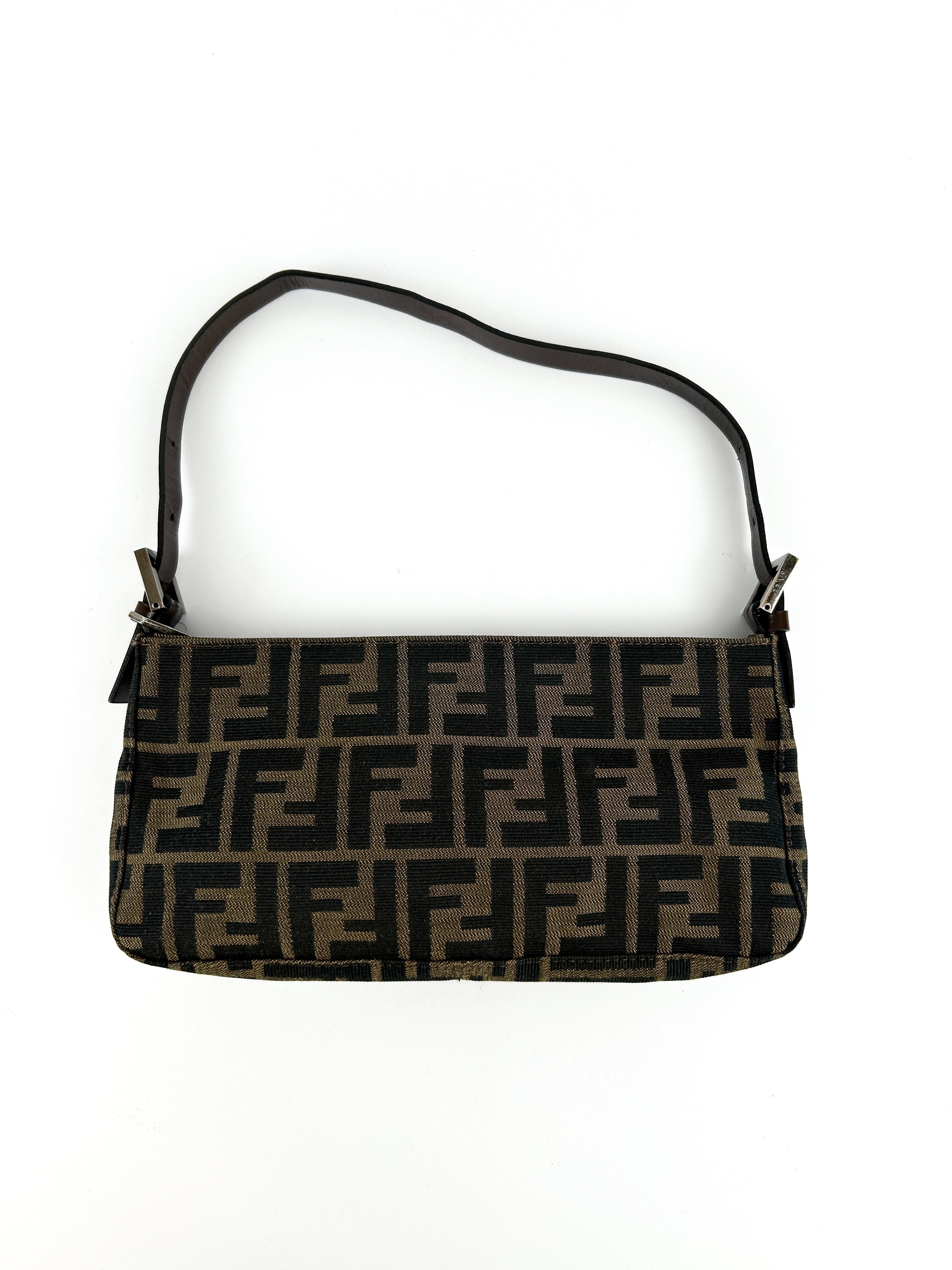 Vintage Fendi Zucca Shoulder Bag