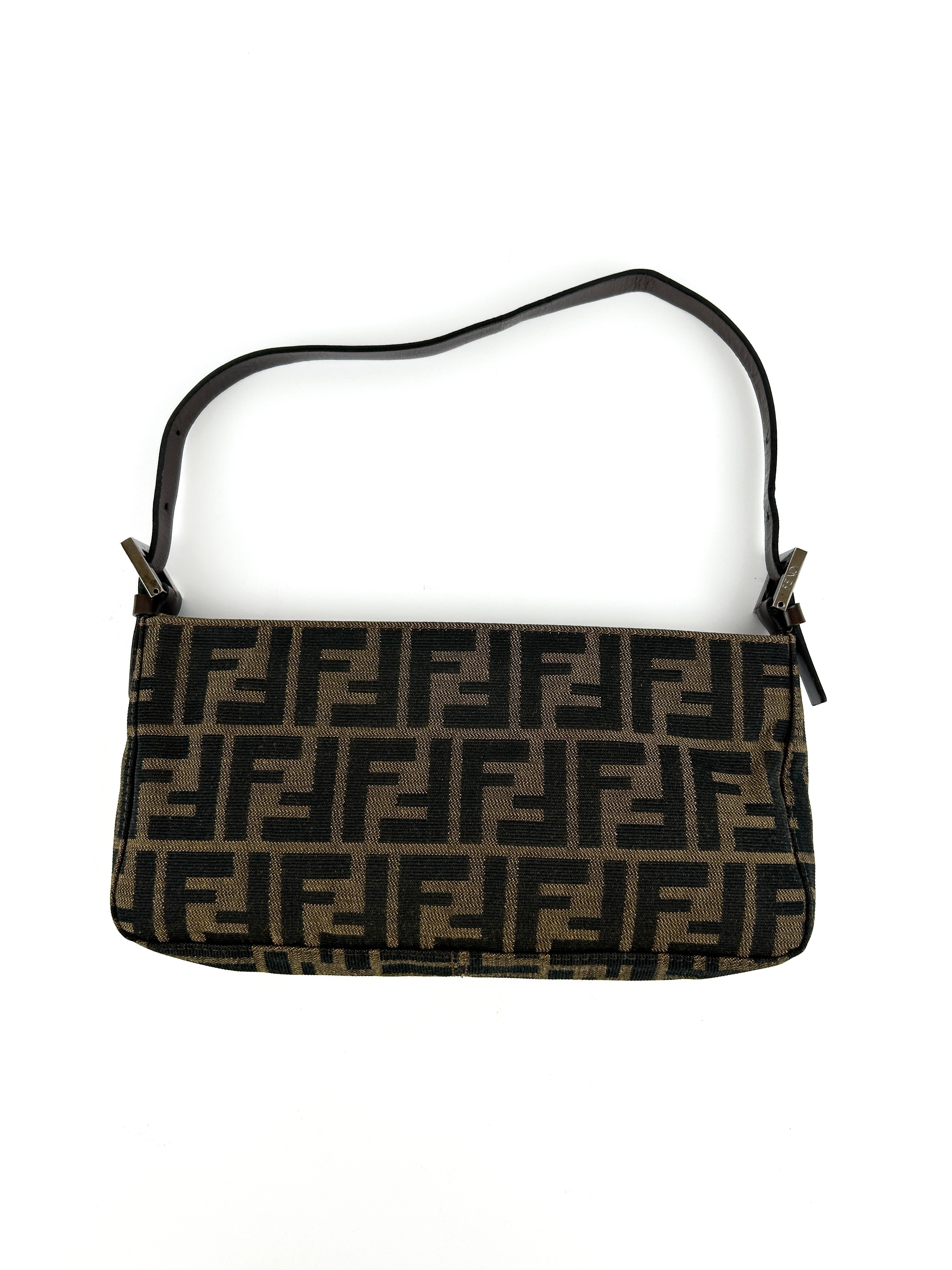 Vintage Fendi Zucca Shoulder Bag