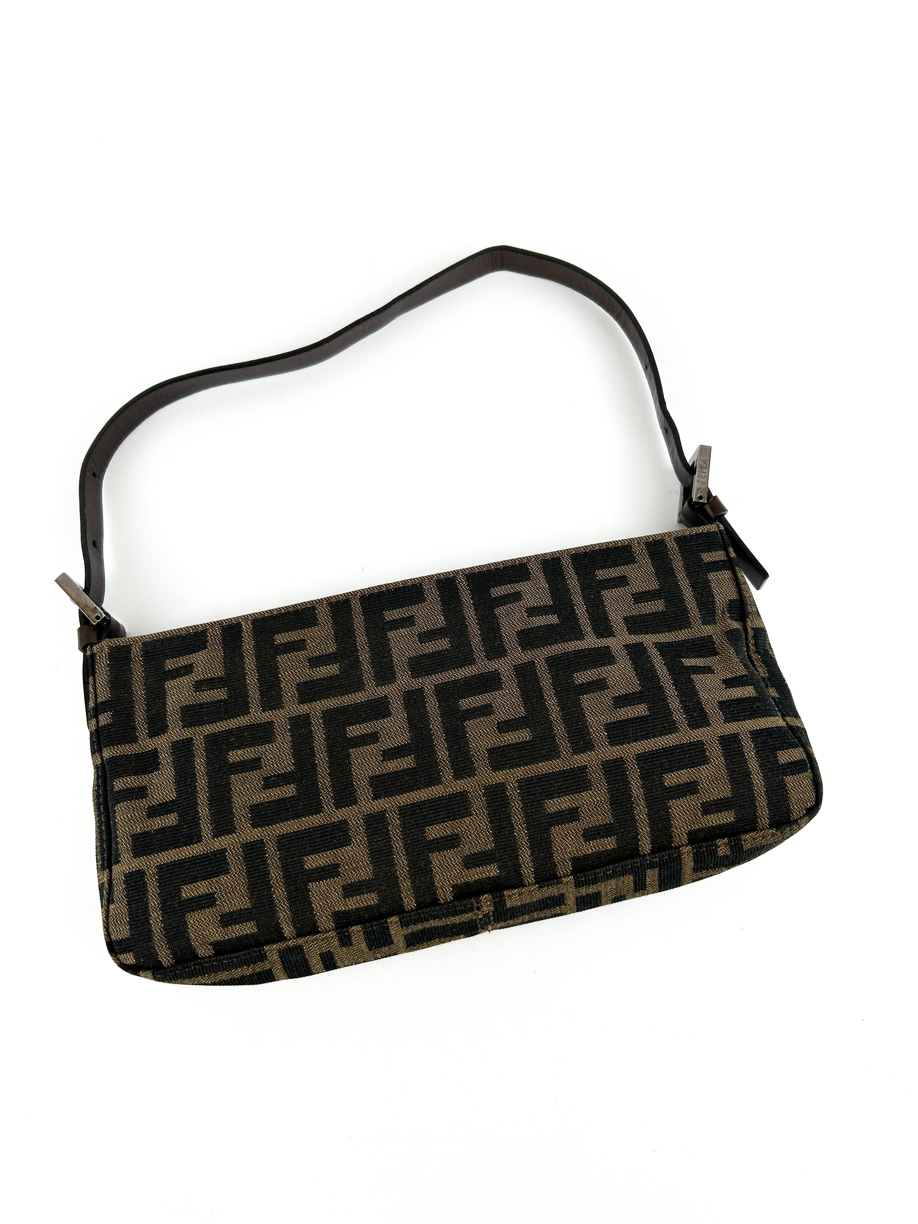 Vintage Fendi Zucca Shoulder Bag