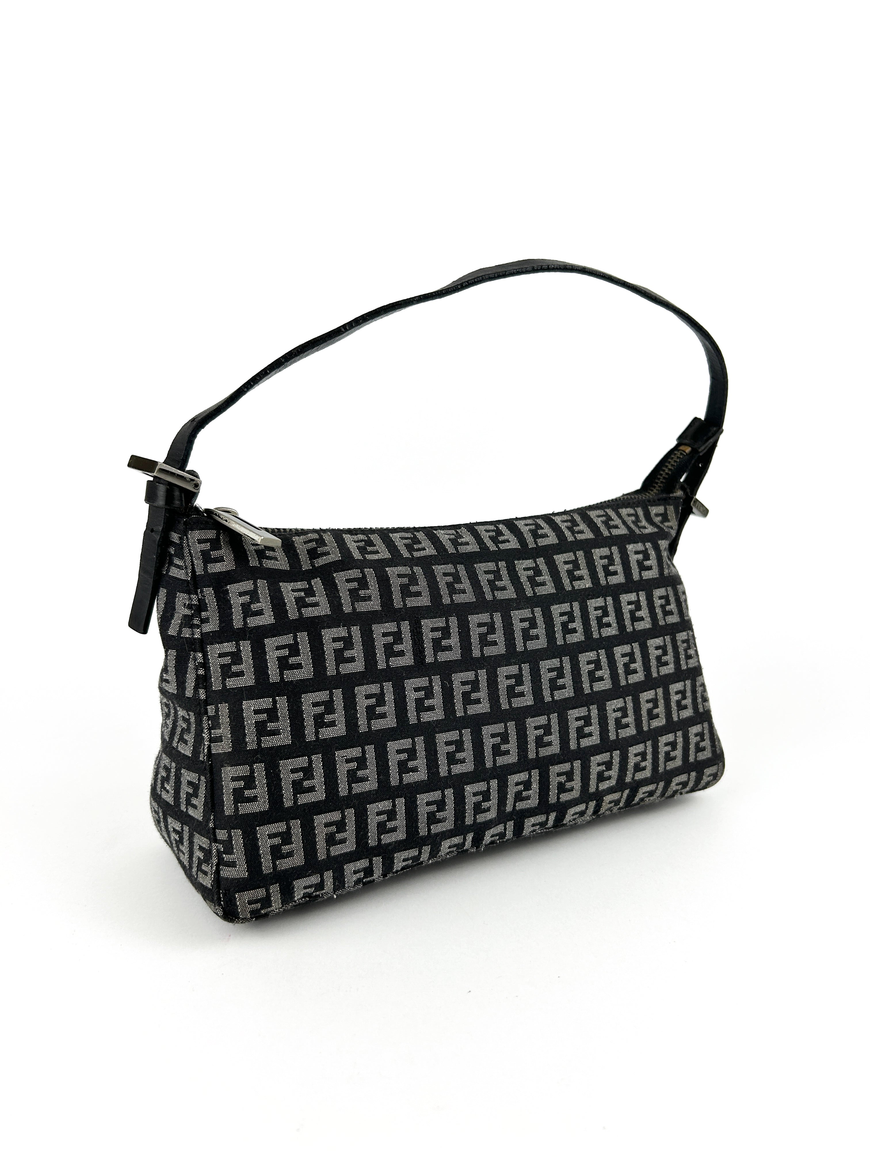 Vintage Fendi Zucca Shoulder Bag
