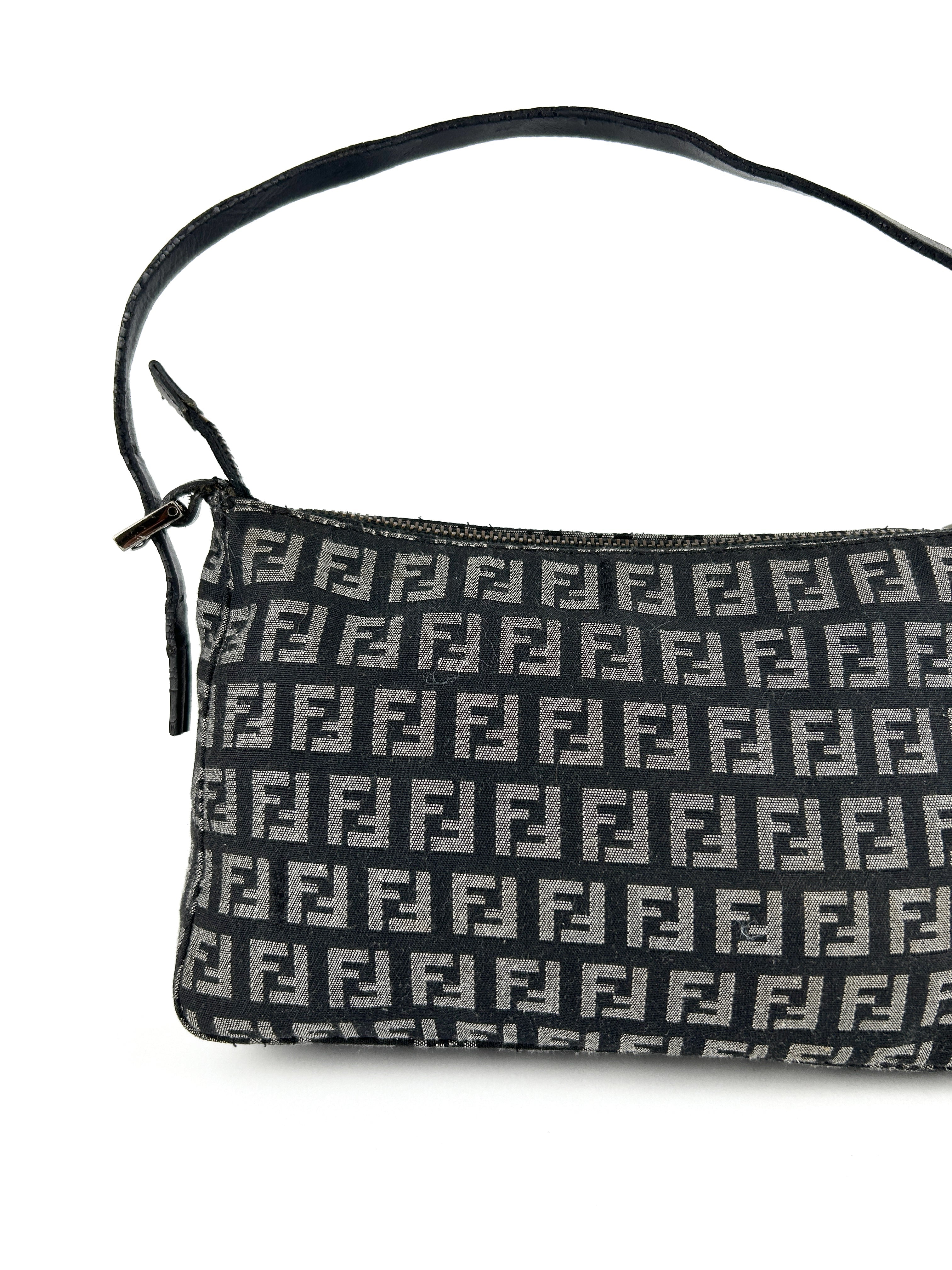 Vintage Fendi Zucca Shoulder Bag