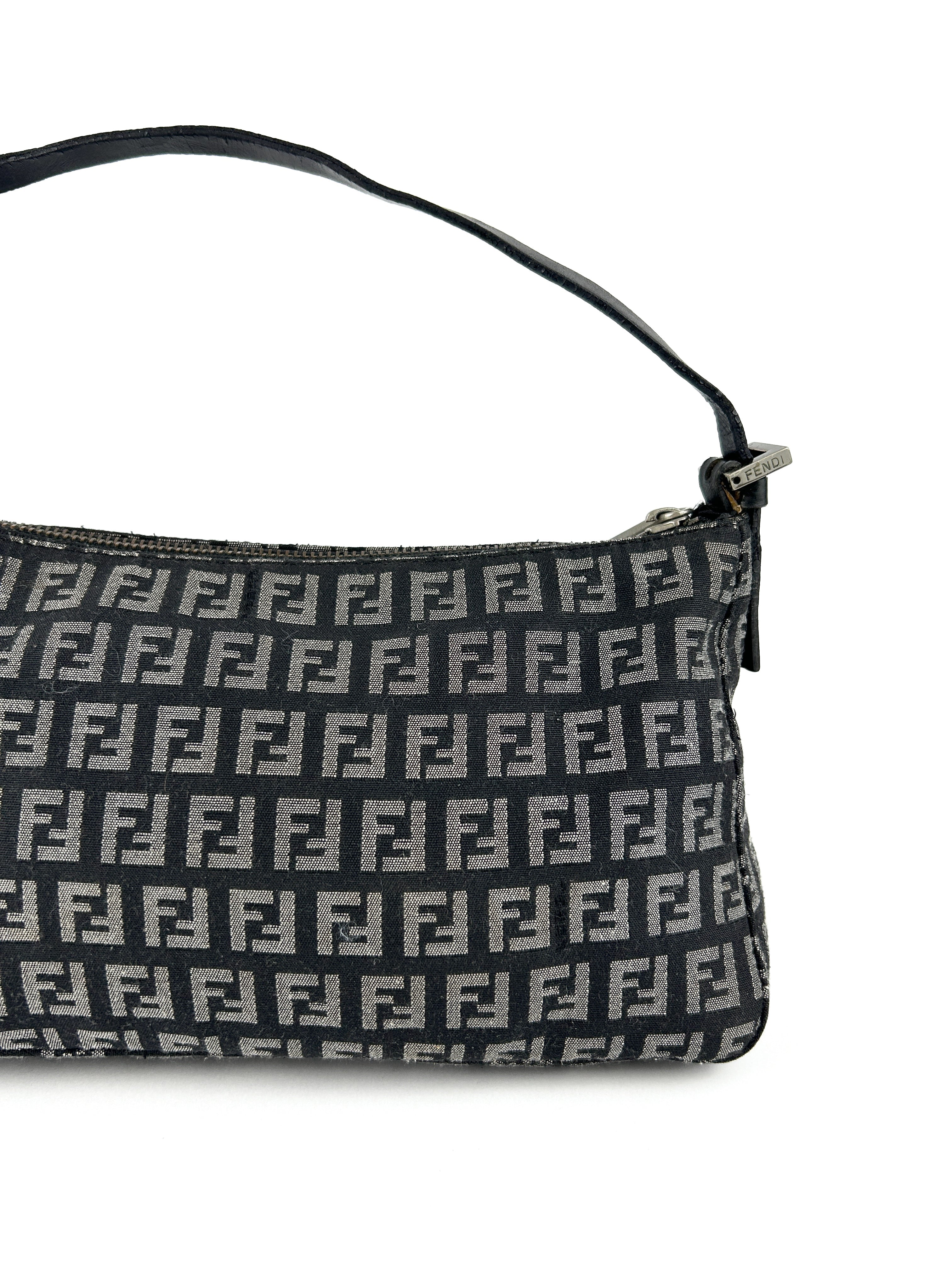 Vintage Fendi Zucca Shoulder Bag