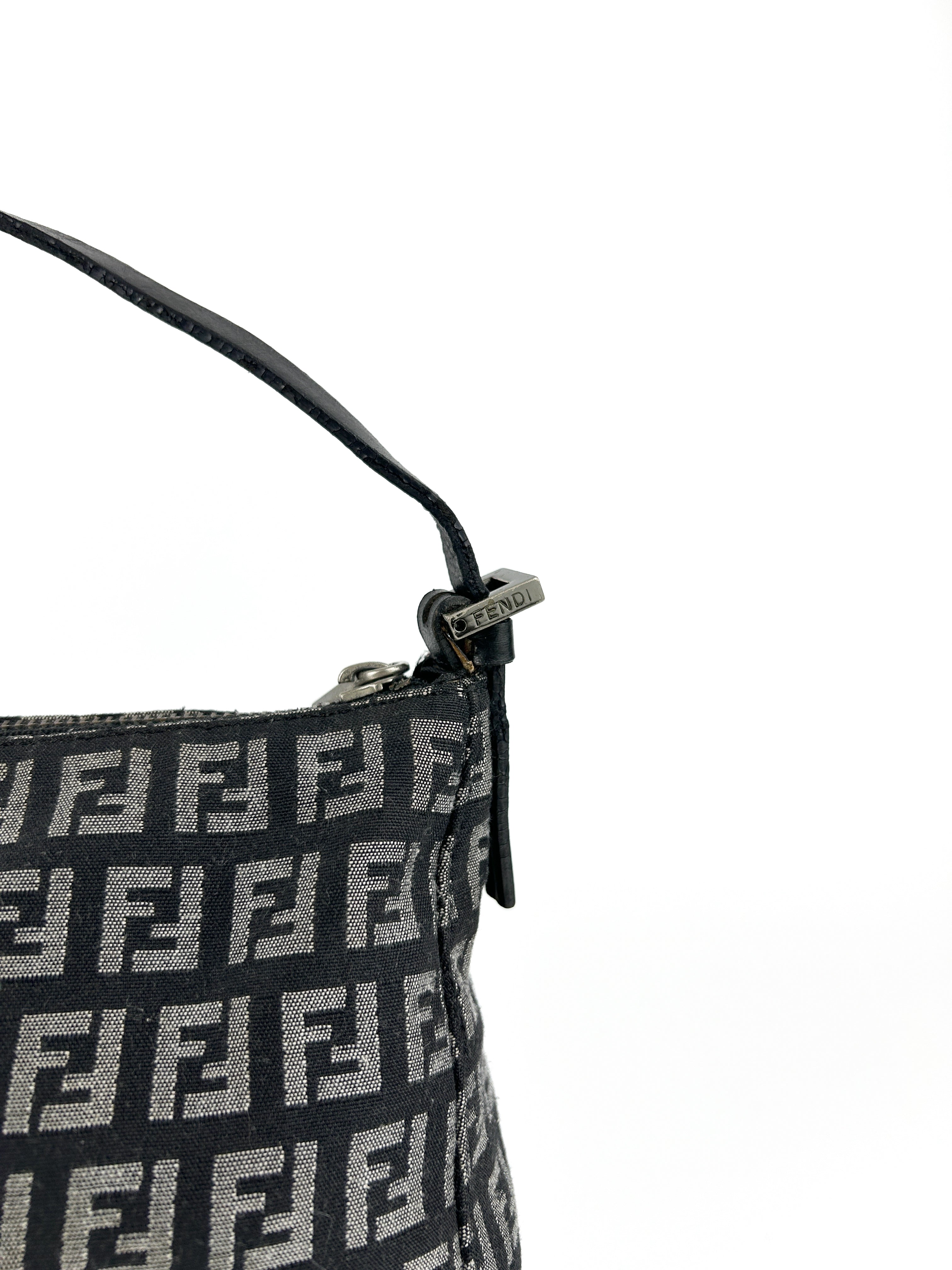 Vintage Fendi Zucca Shoulder Bag