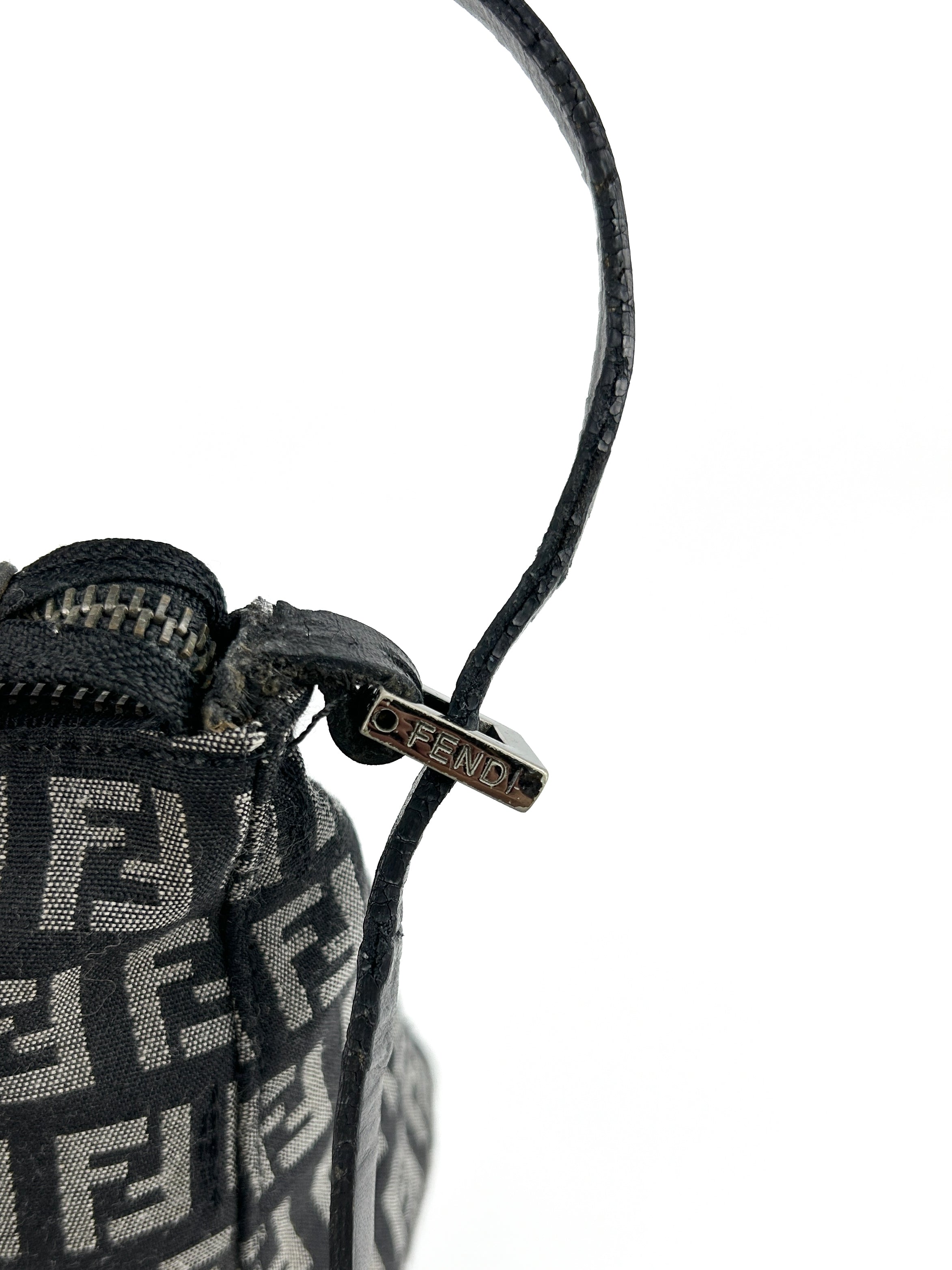 Vintage Fendi Zucca Shoulder Bag