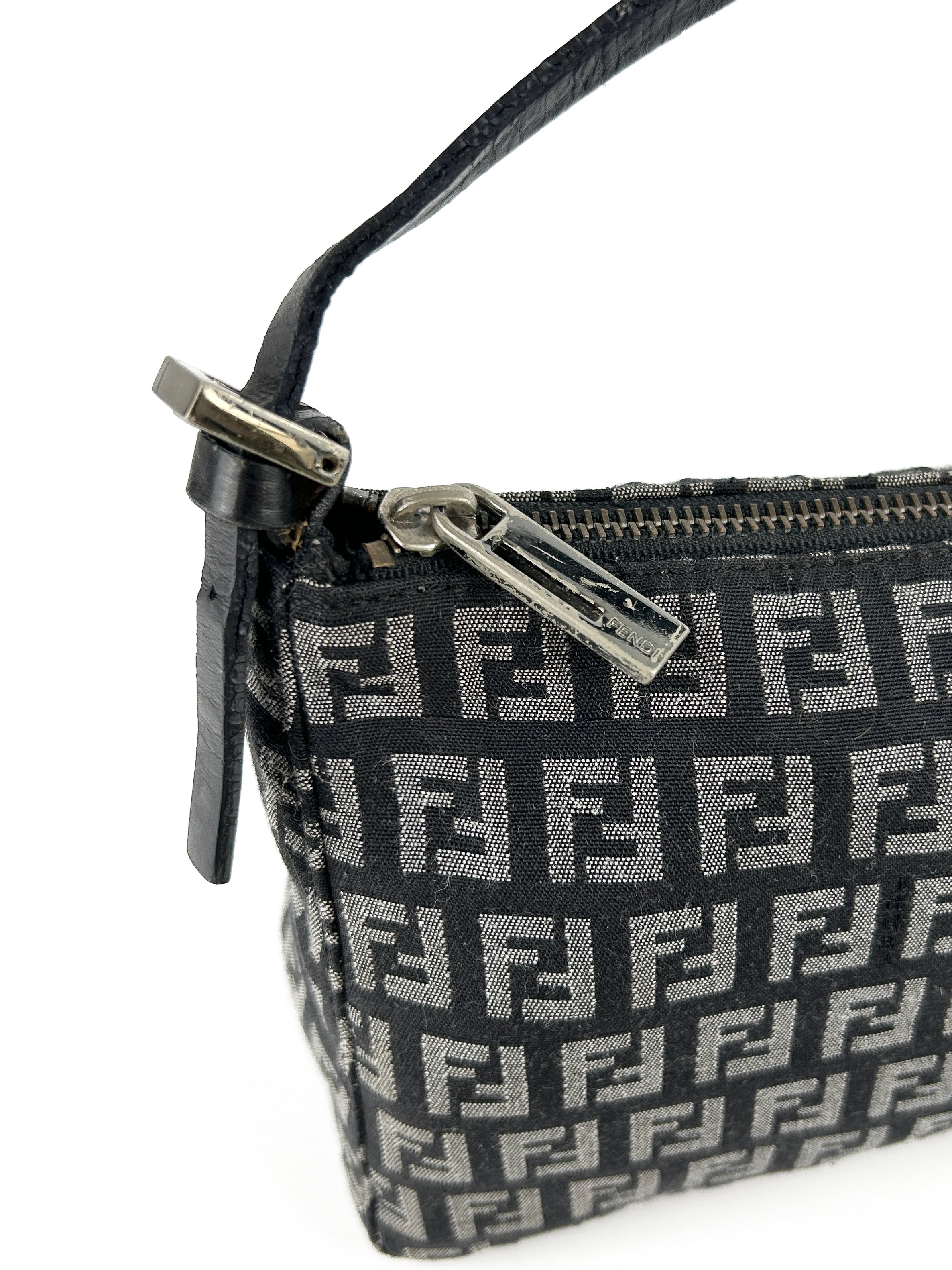 Vintage Fendi Zucca Shoulder Bag