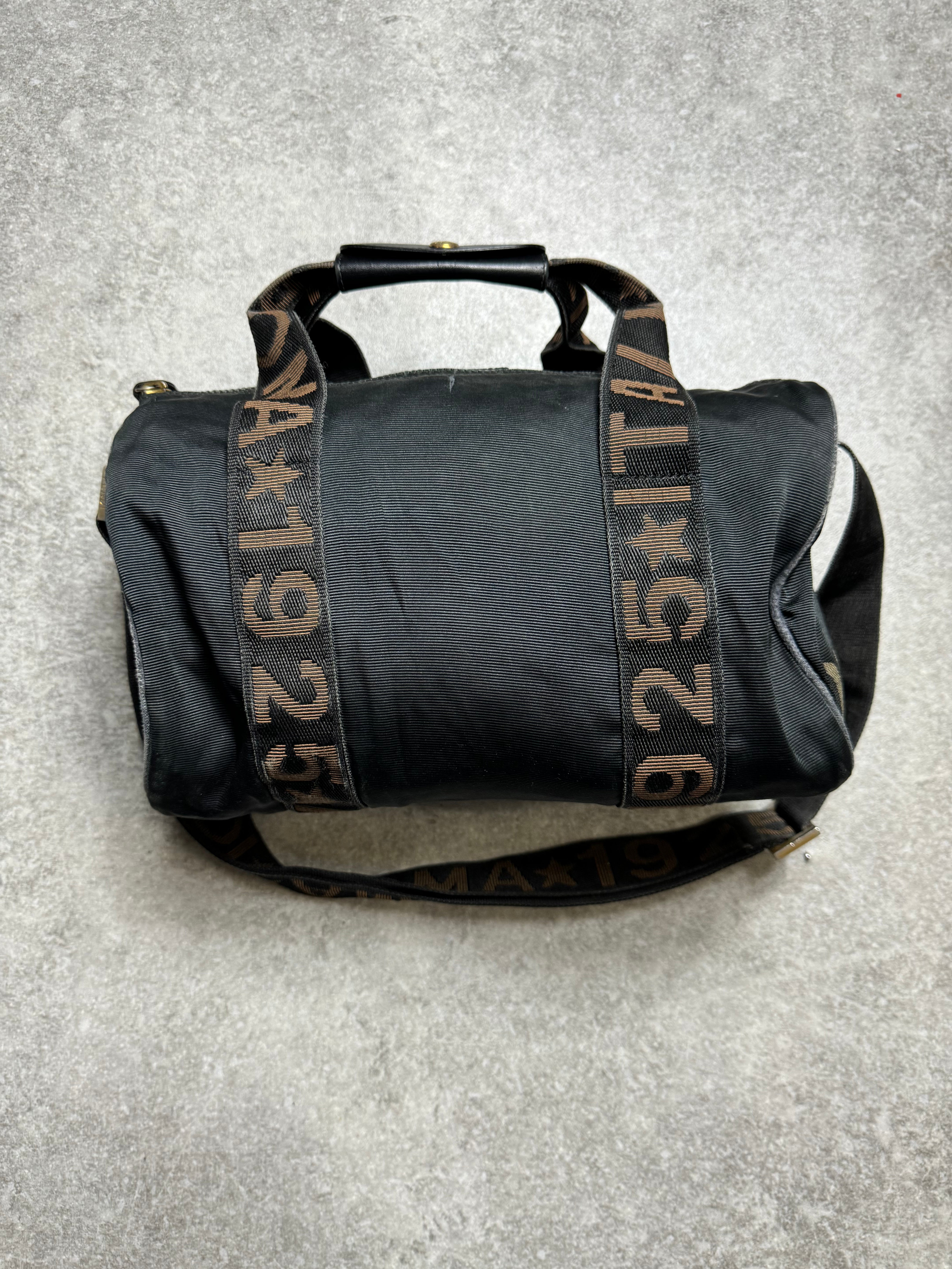 Fendi 1925 Logo Spellout Nylon Satchel