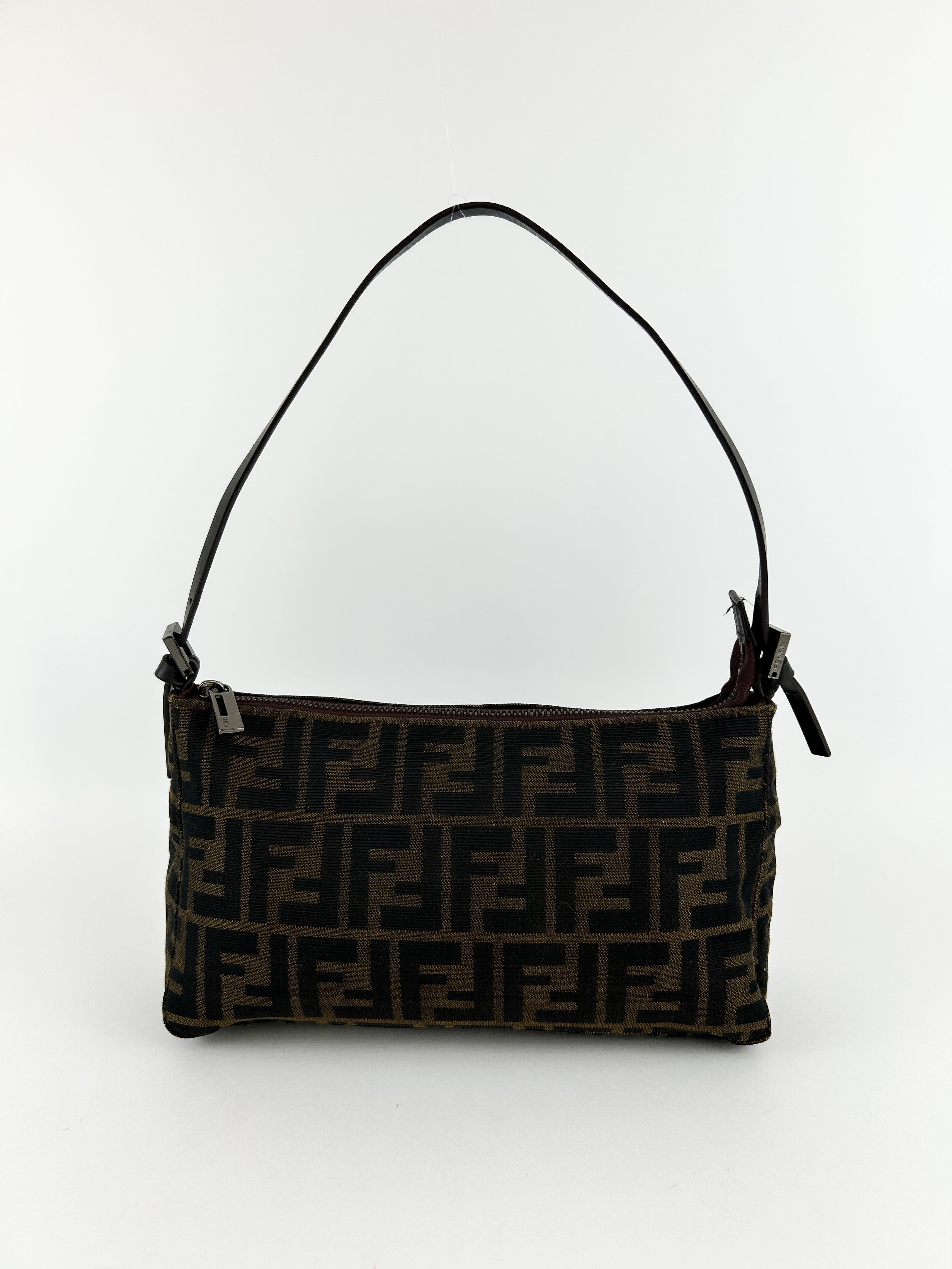 Vintage Fendi Zucca Shoulder Bag