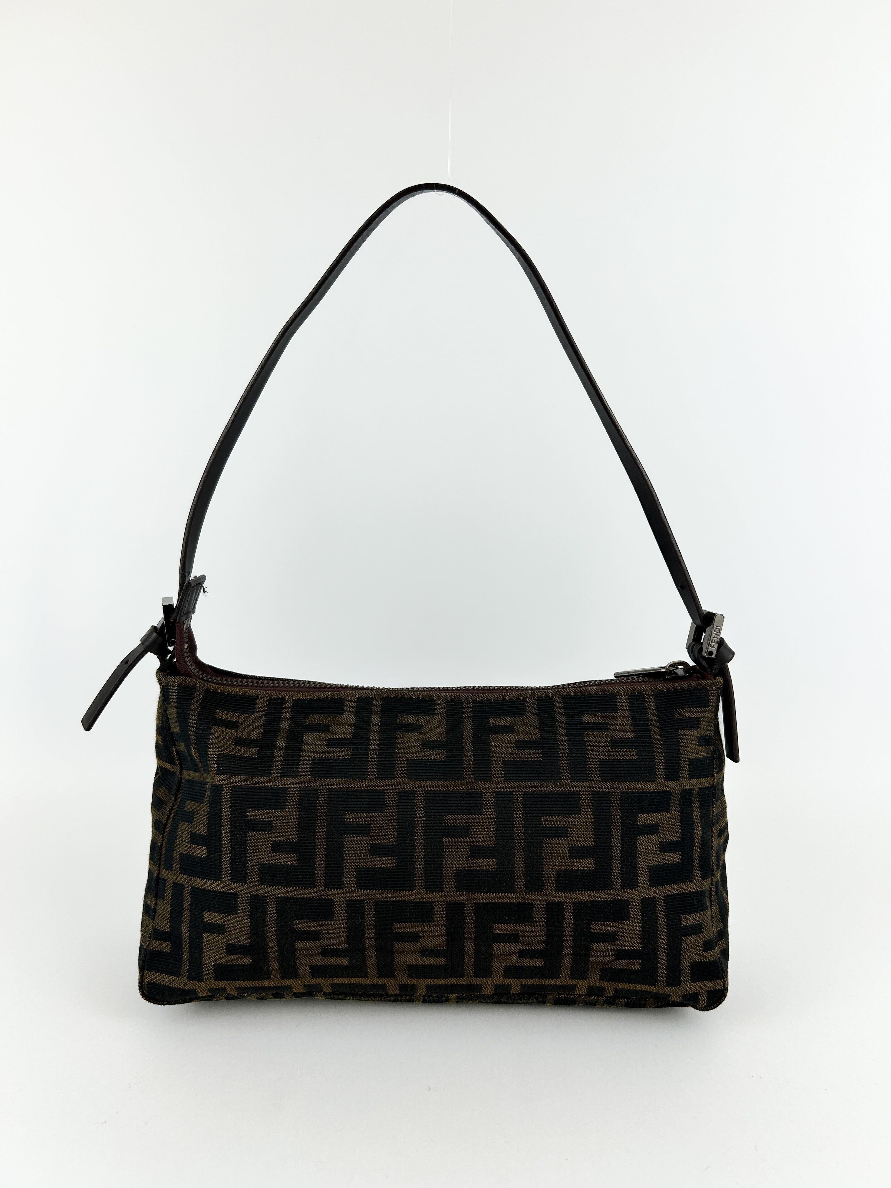 Vintage Fendi Zucca Shoulder Bag