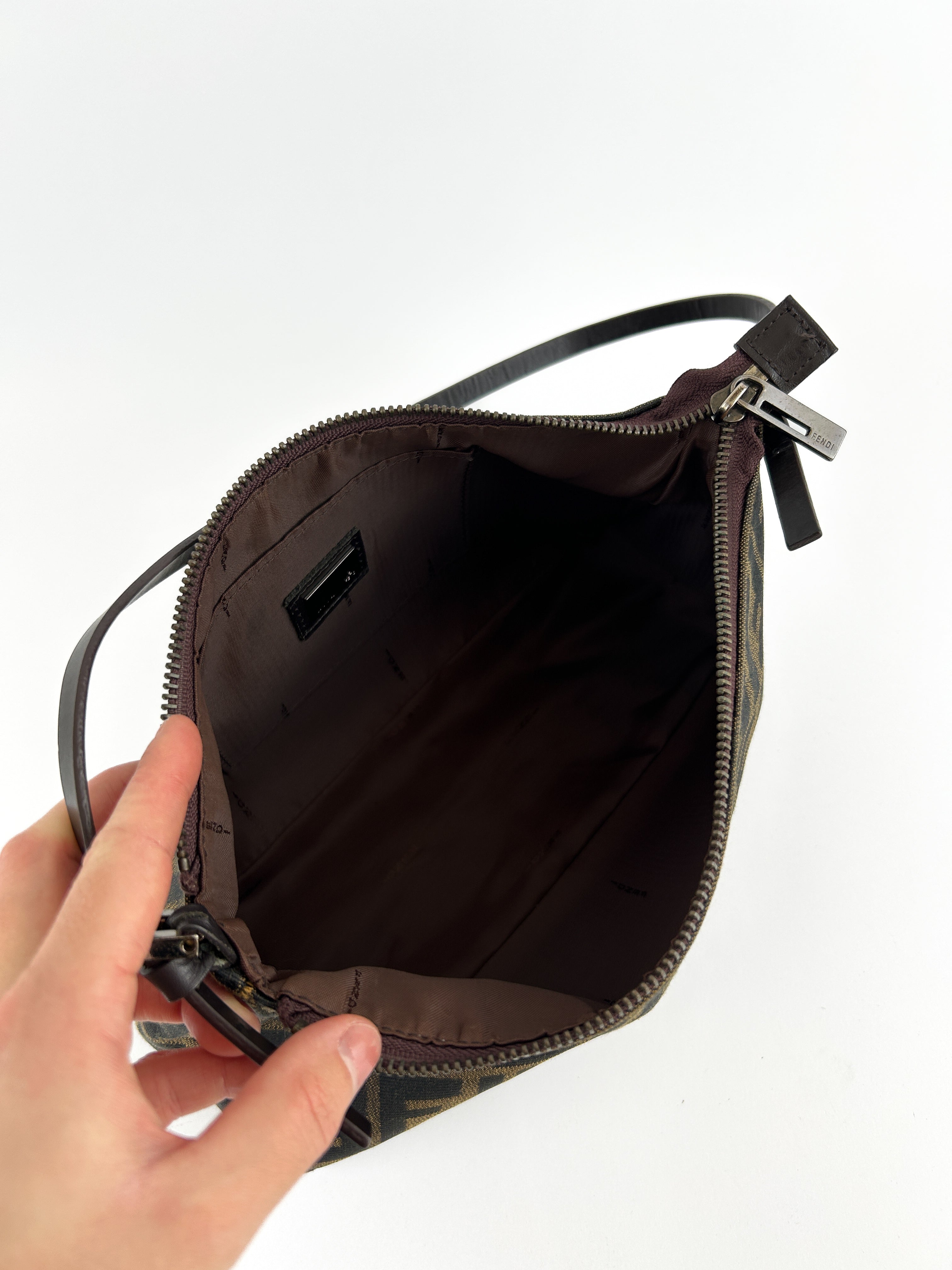 Vintage Fendi Zucca Shoulder Bag