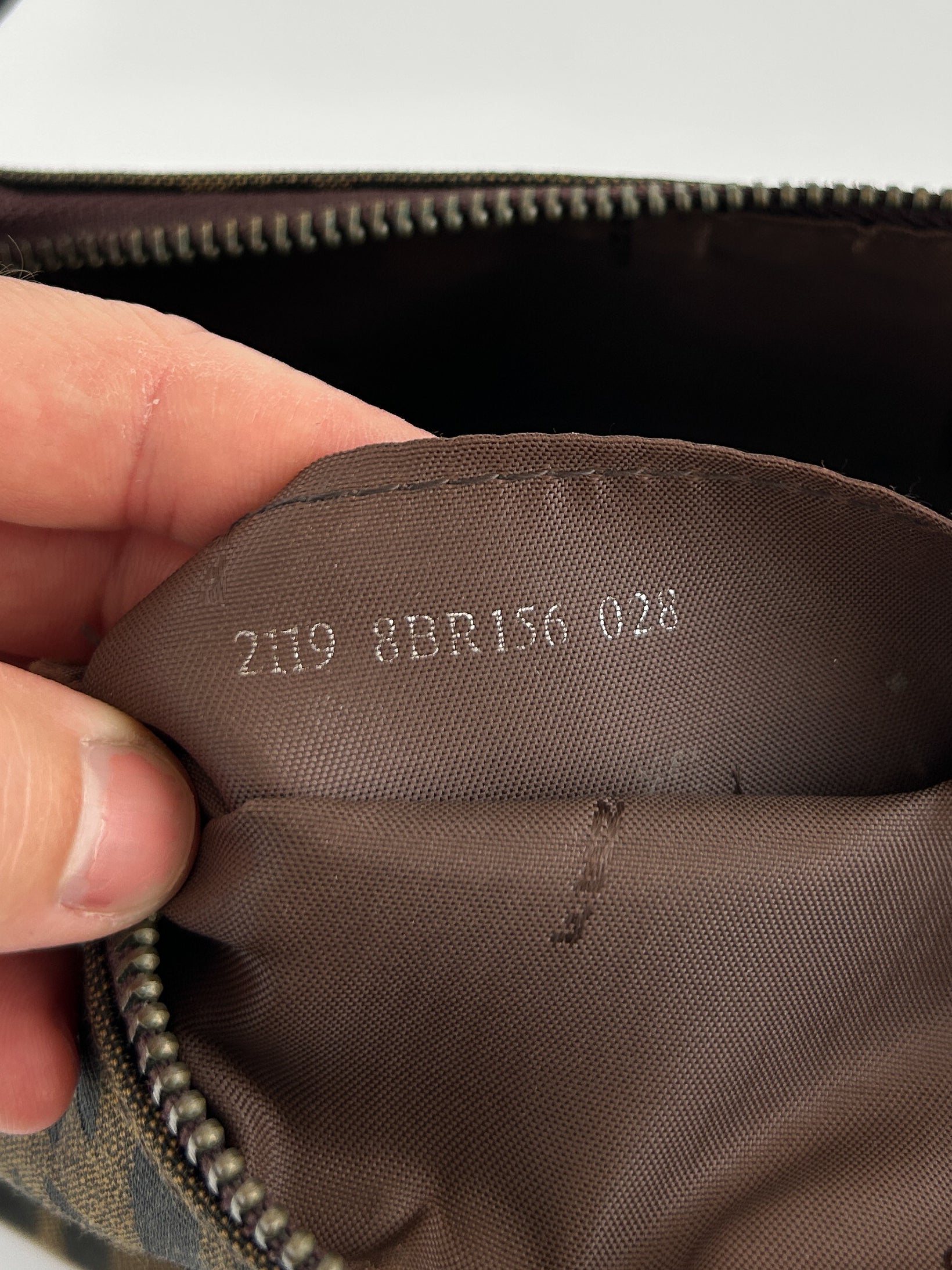 Vintage Fendi Zucca Shoulder Bag