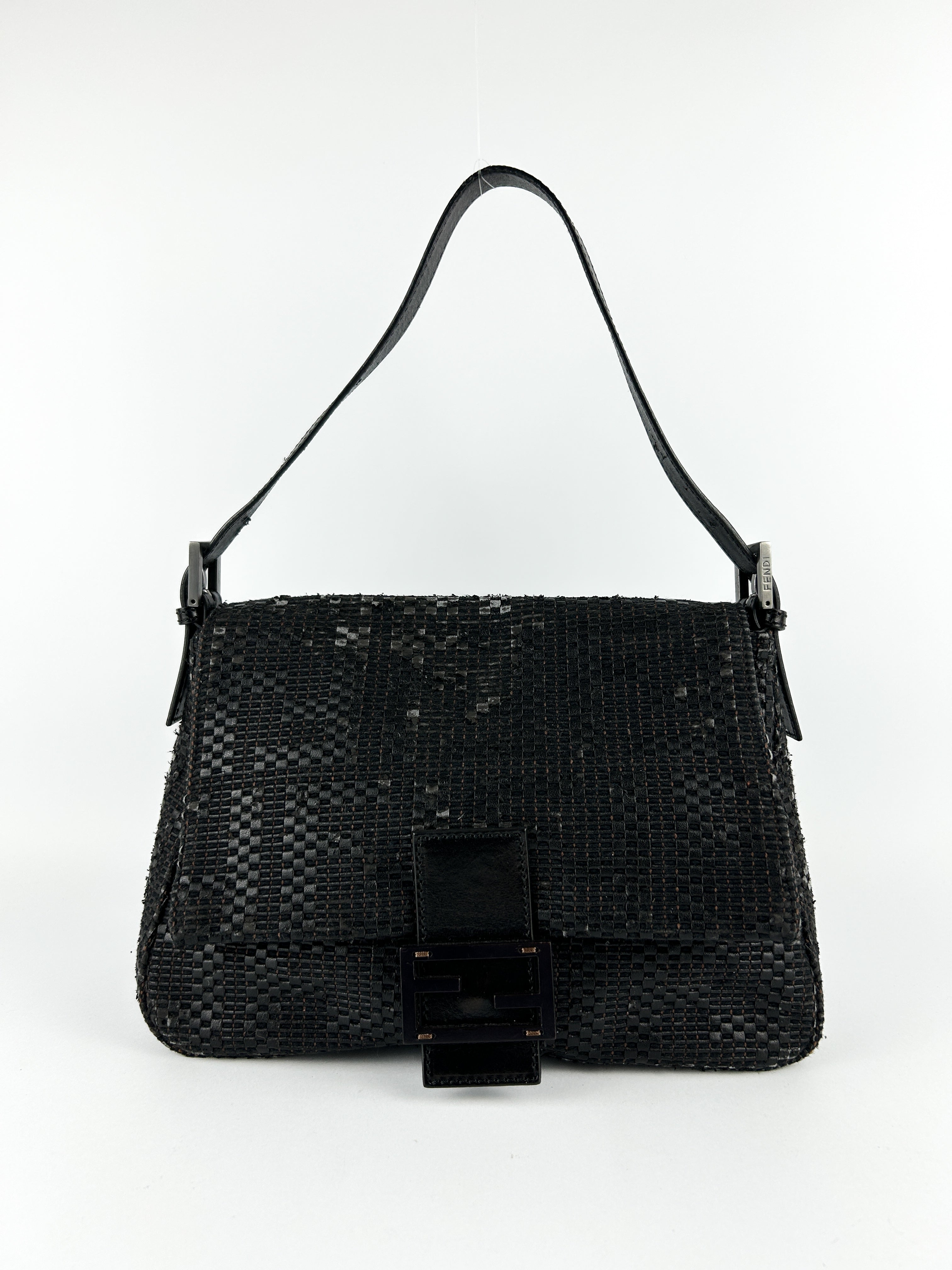 Vintage Fendi Mamma Baguette Shoulder Bag