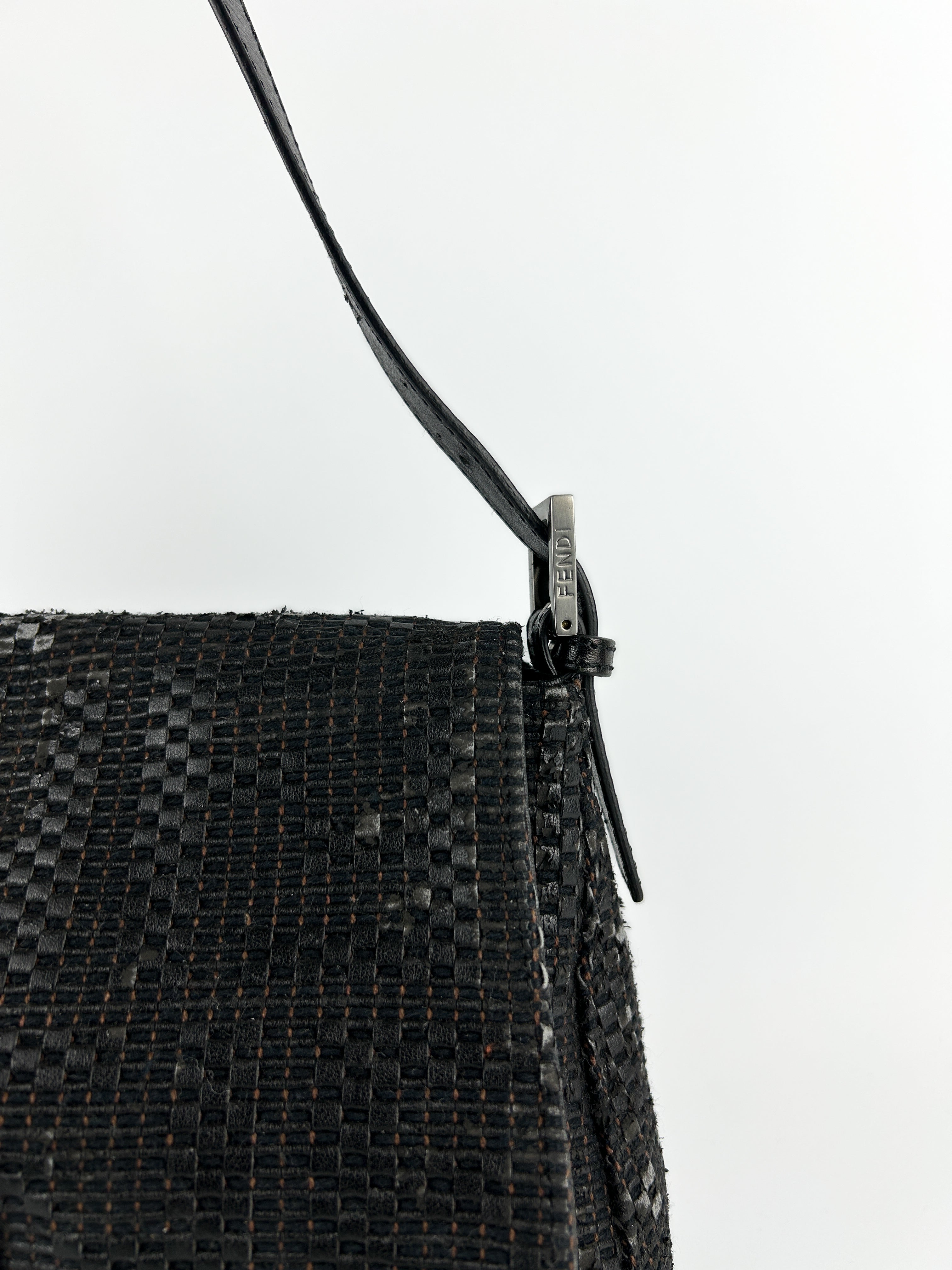 Vintage Fendi Mamma Baguette Shoulder Bag