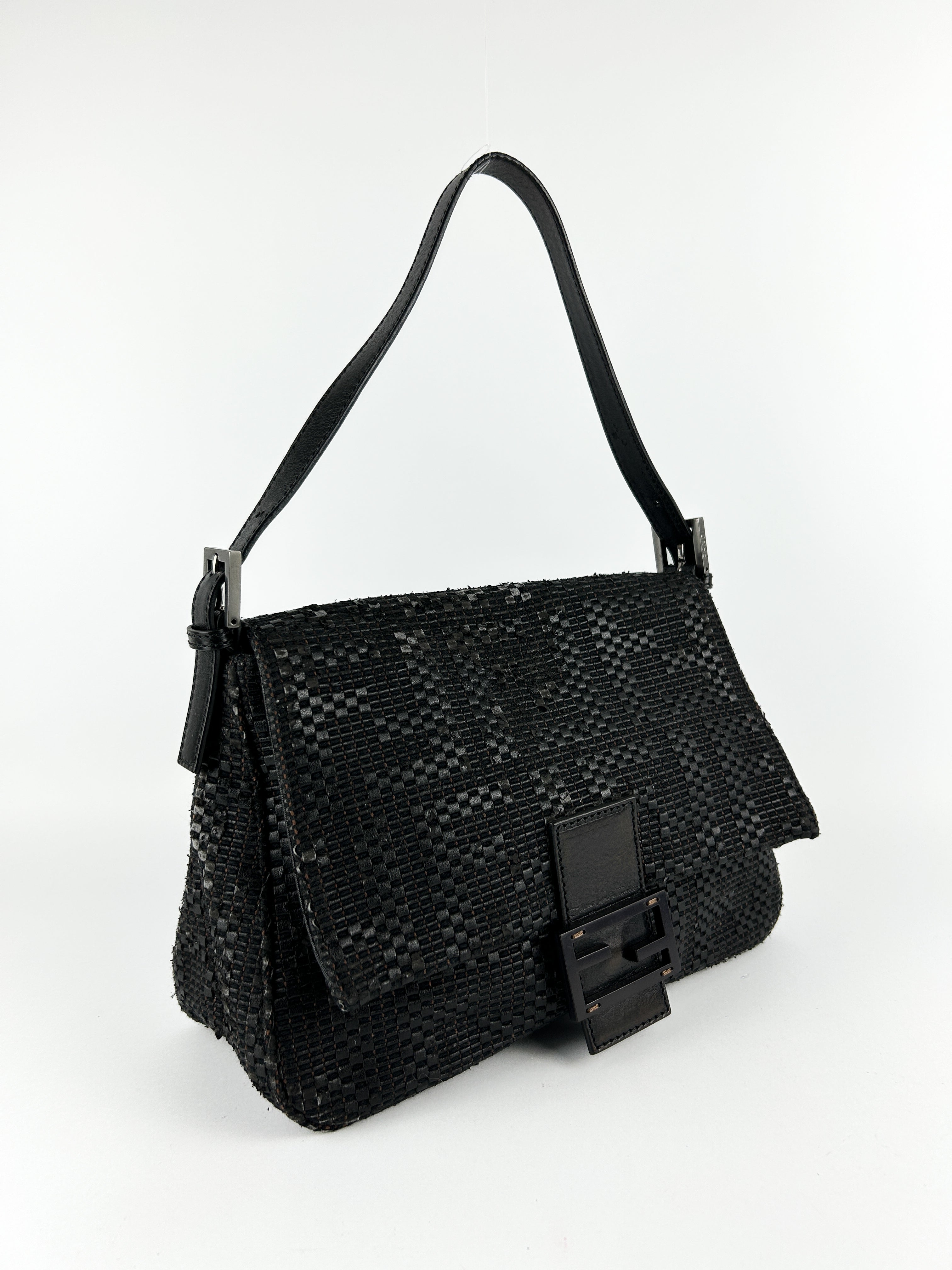 Vintage Fendi Mamma Baguette Shoulder Bag