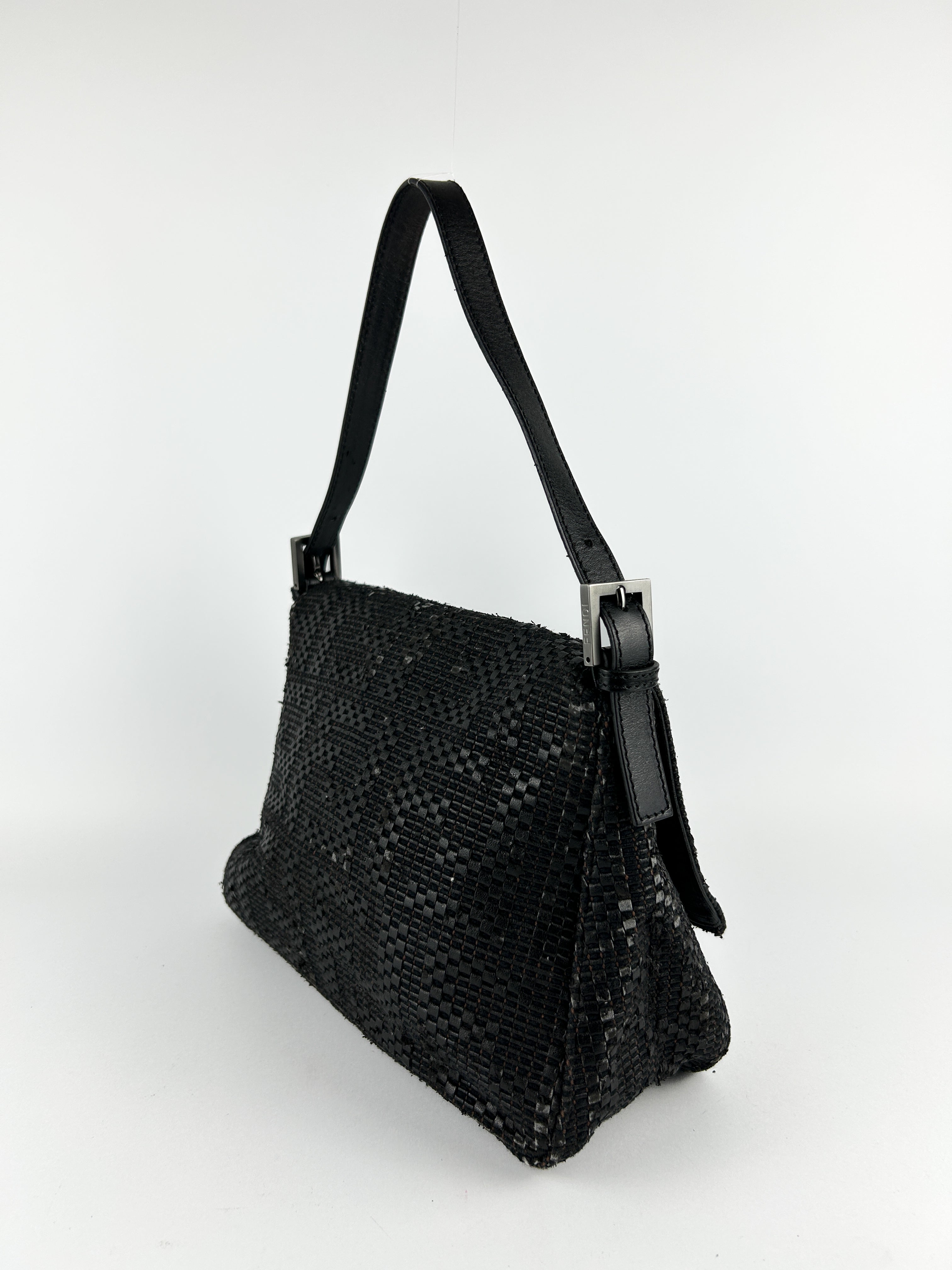 Vintage Fendi Mamma Baguette Shoulder Bag