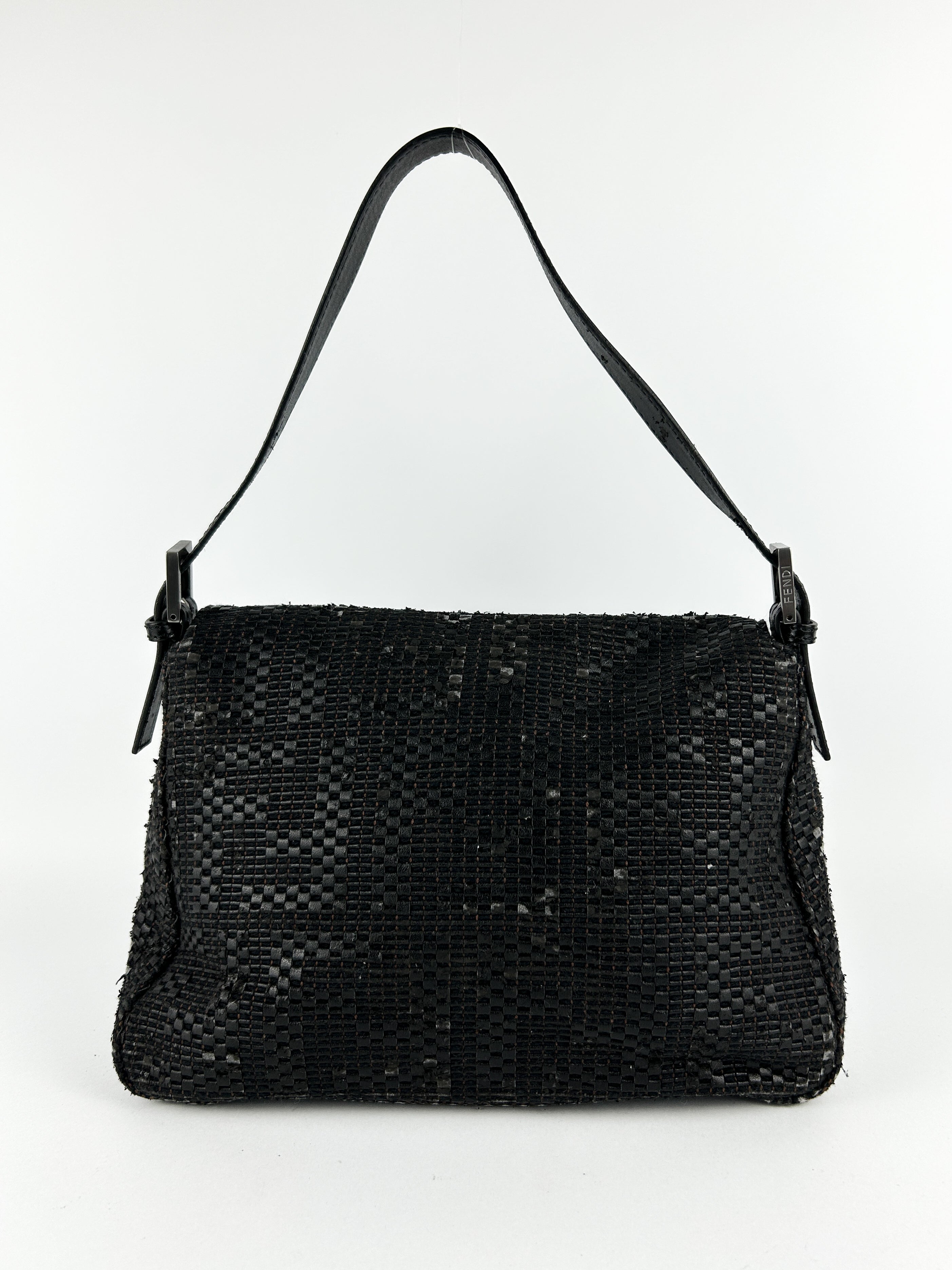 Vintage Fendi Mamma Baguette Shoulder Bag