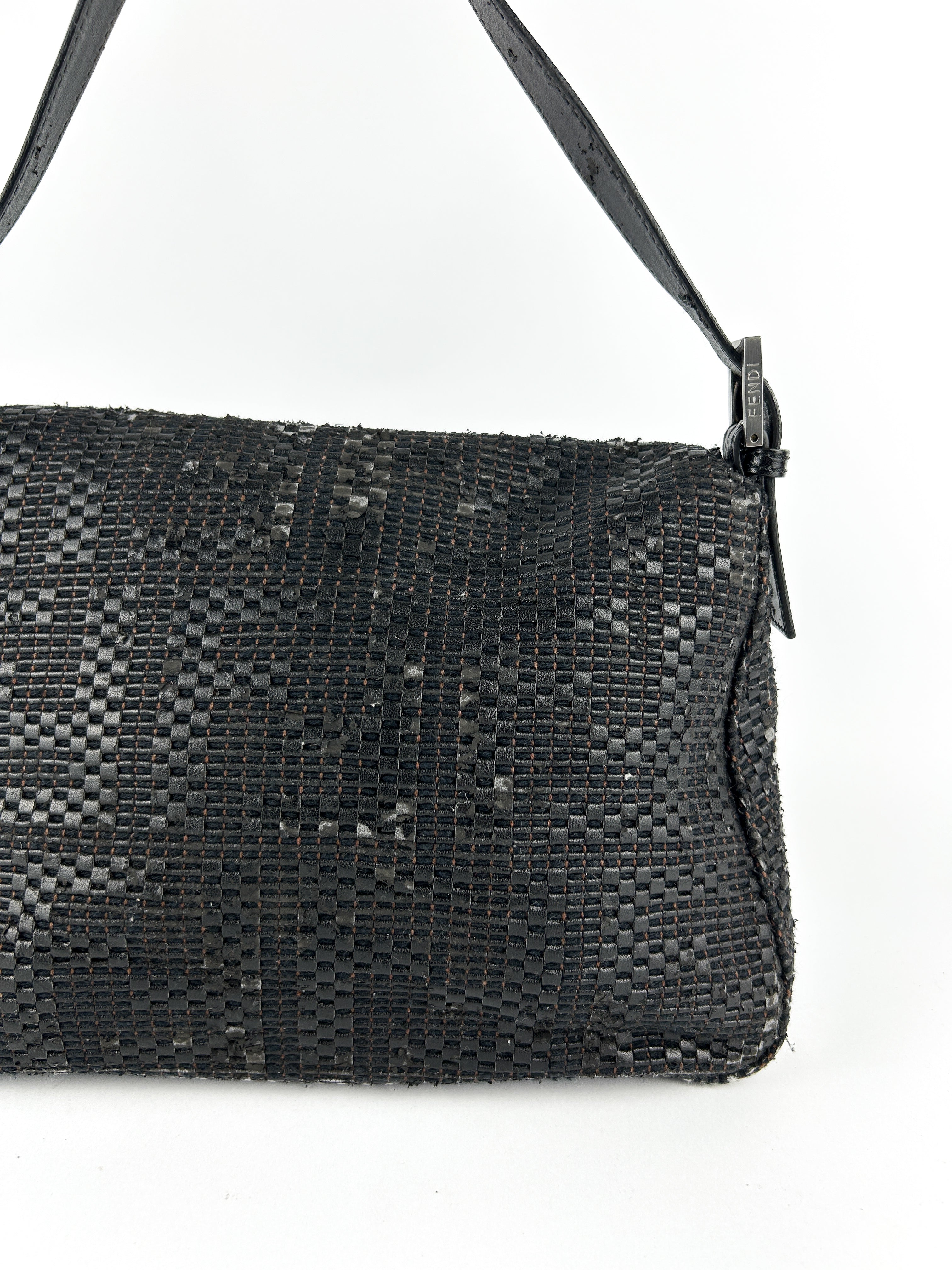 Vintage Fendi Mamma Baguette Shoulder Bag