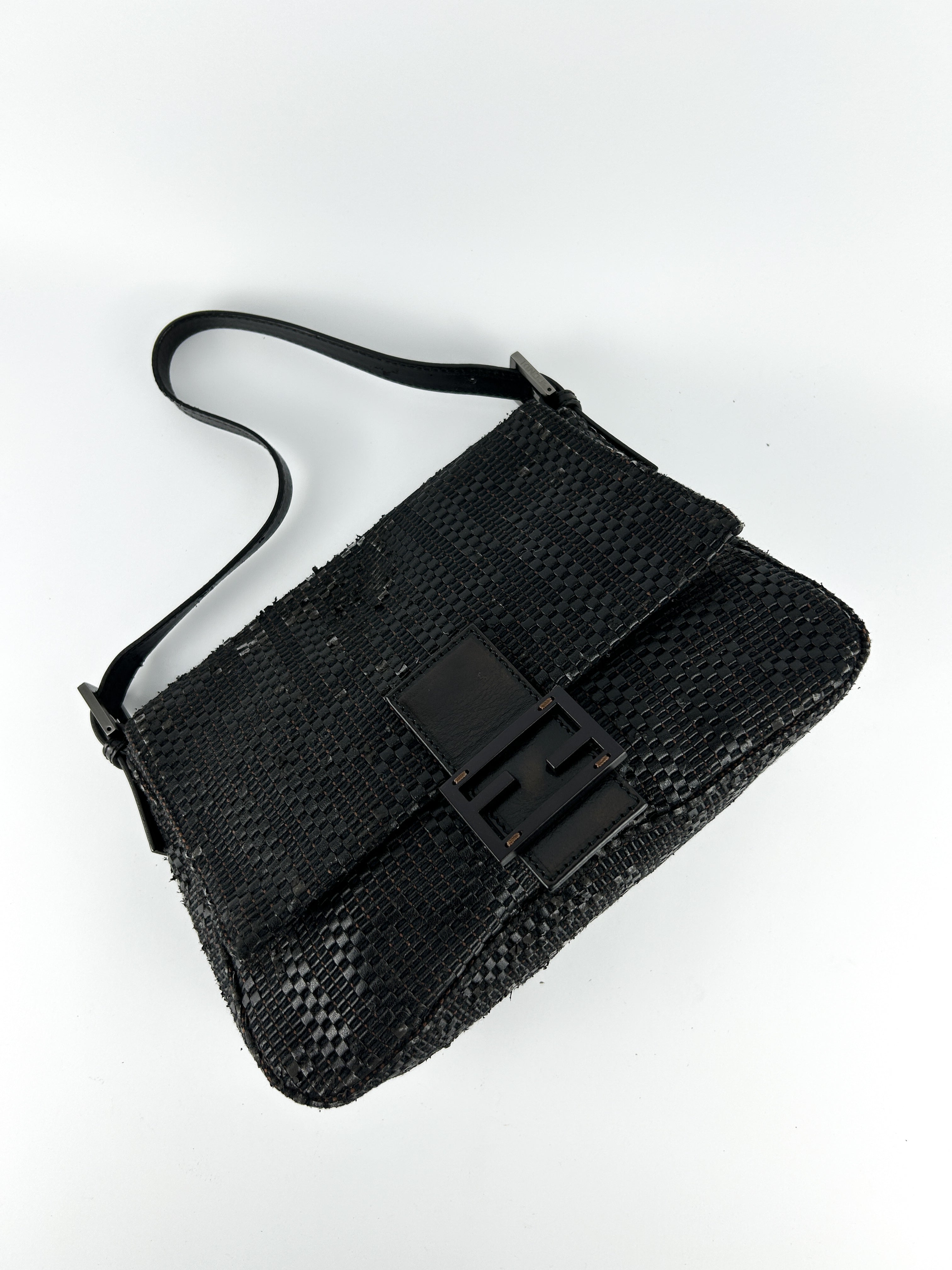 Vintage Fendi Mamma Baguette Shoulder Bag
