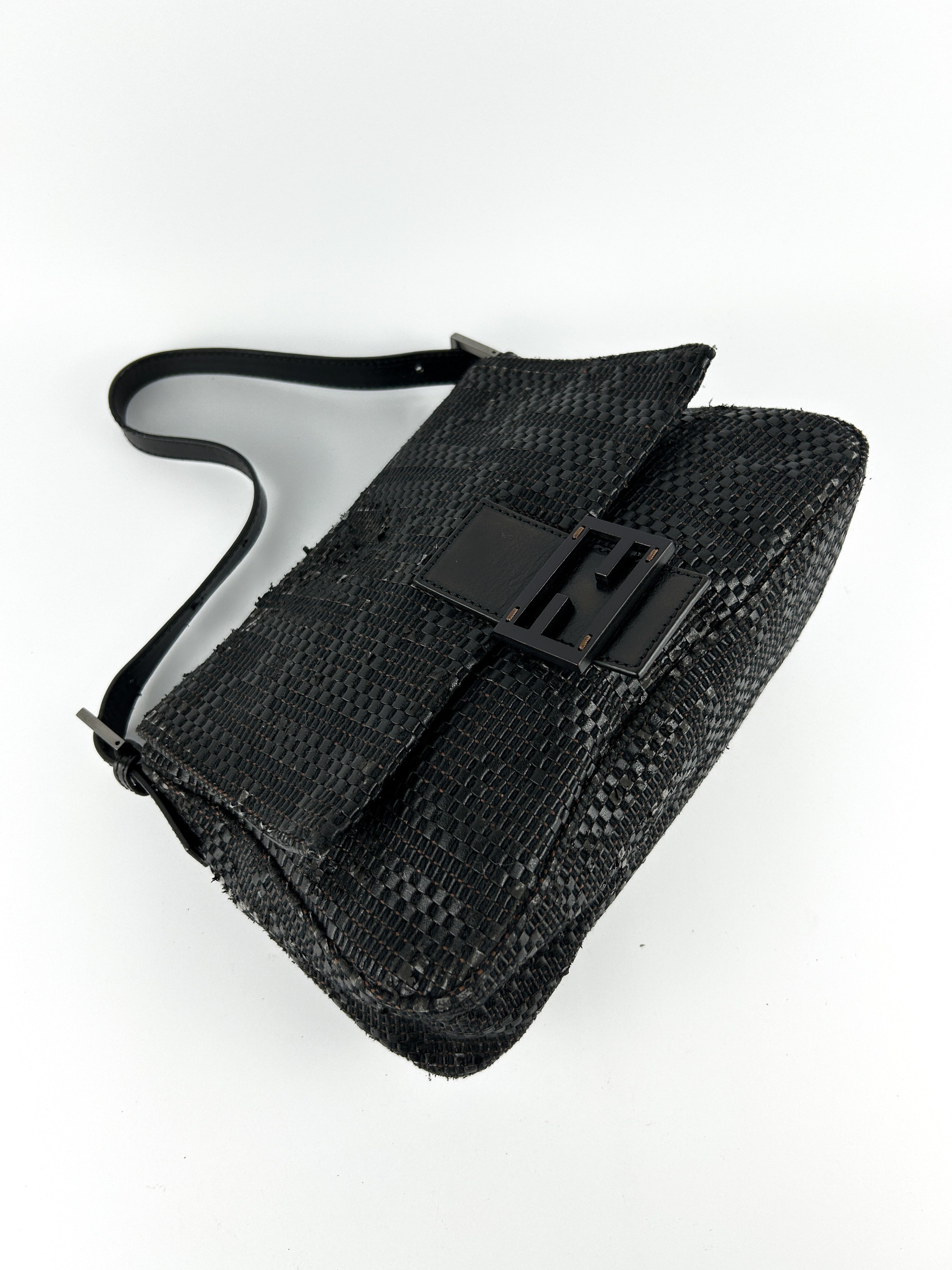 Vintage Fendi Mamma Baguette Shoulder Bag