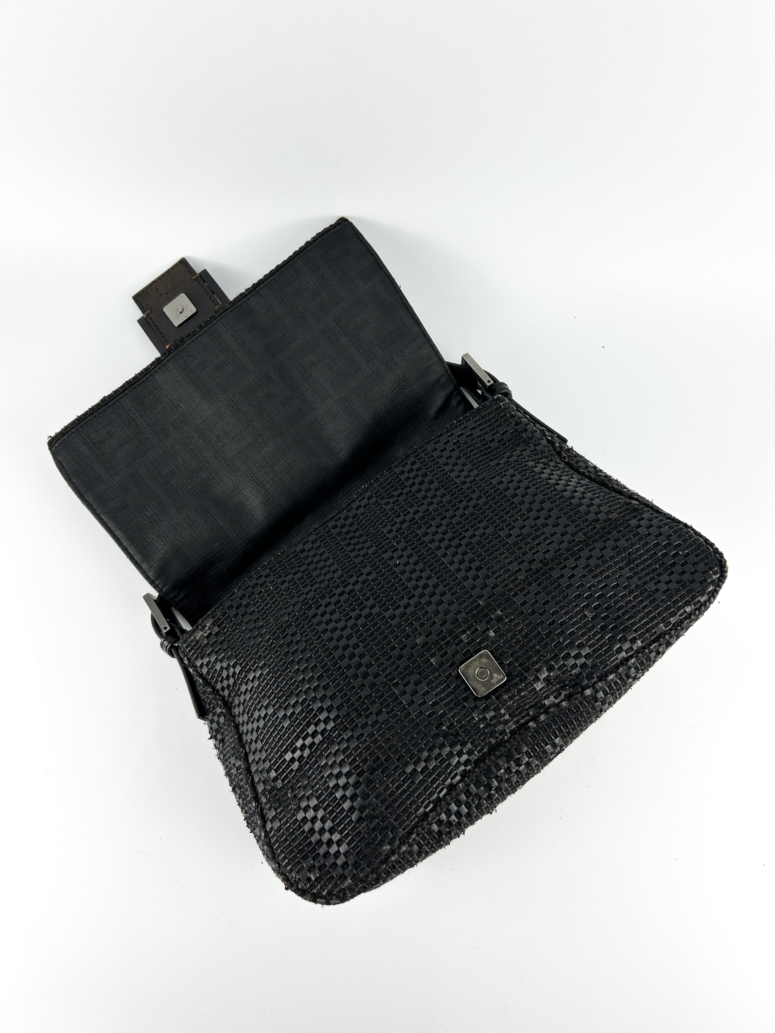 Vintage Fendi Mamma Baguette Shoulder Bag