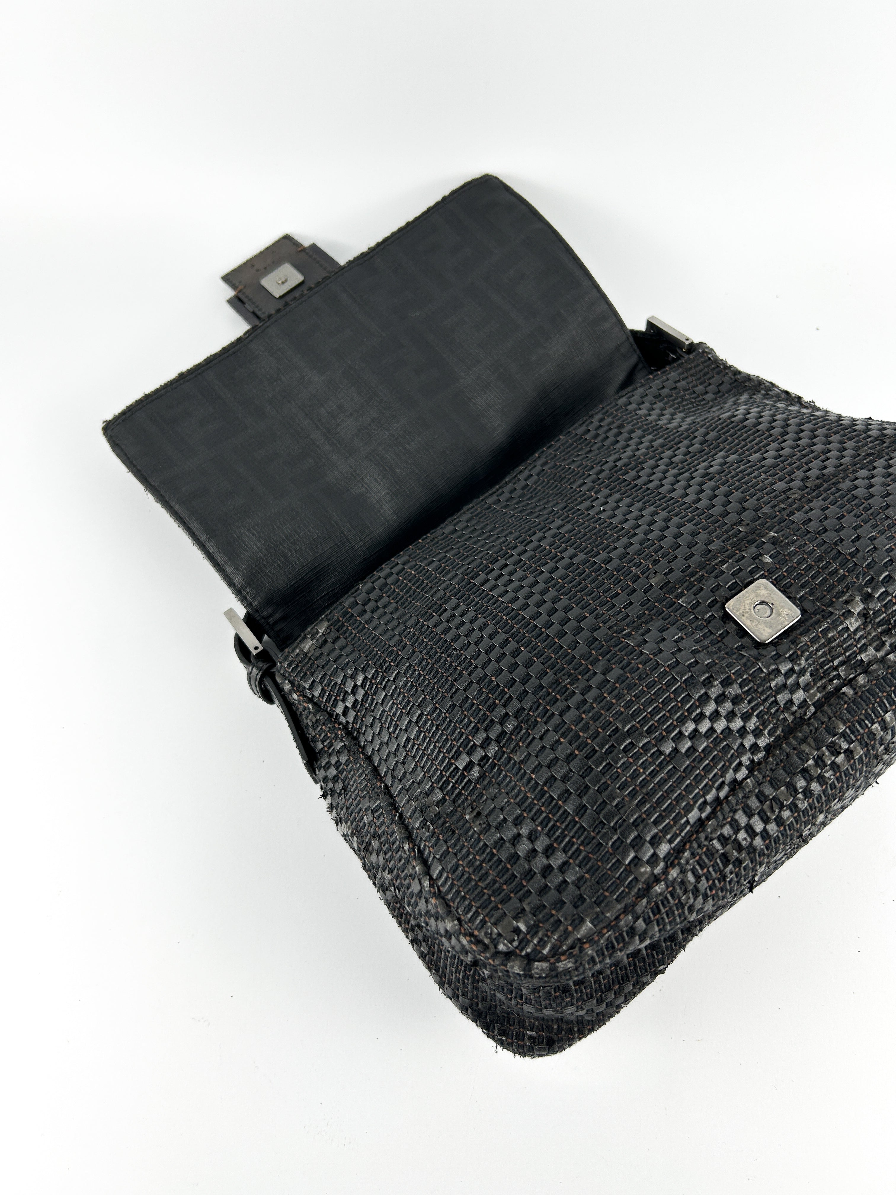 Vintage Fendi Mamma Baguette Shoulder Bag