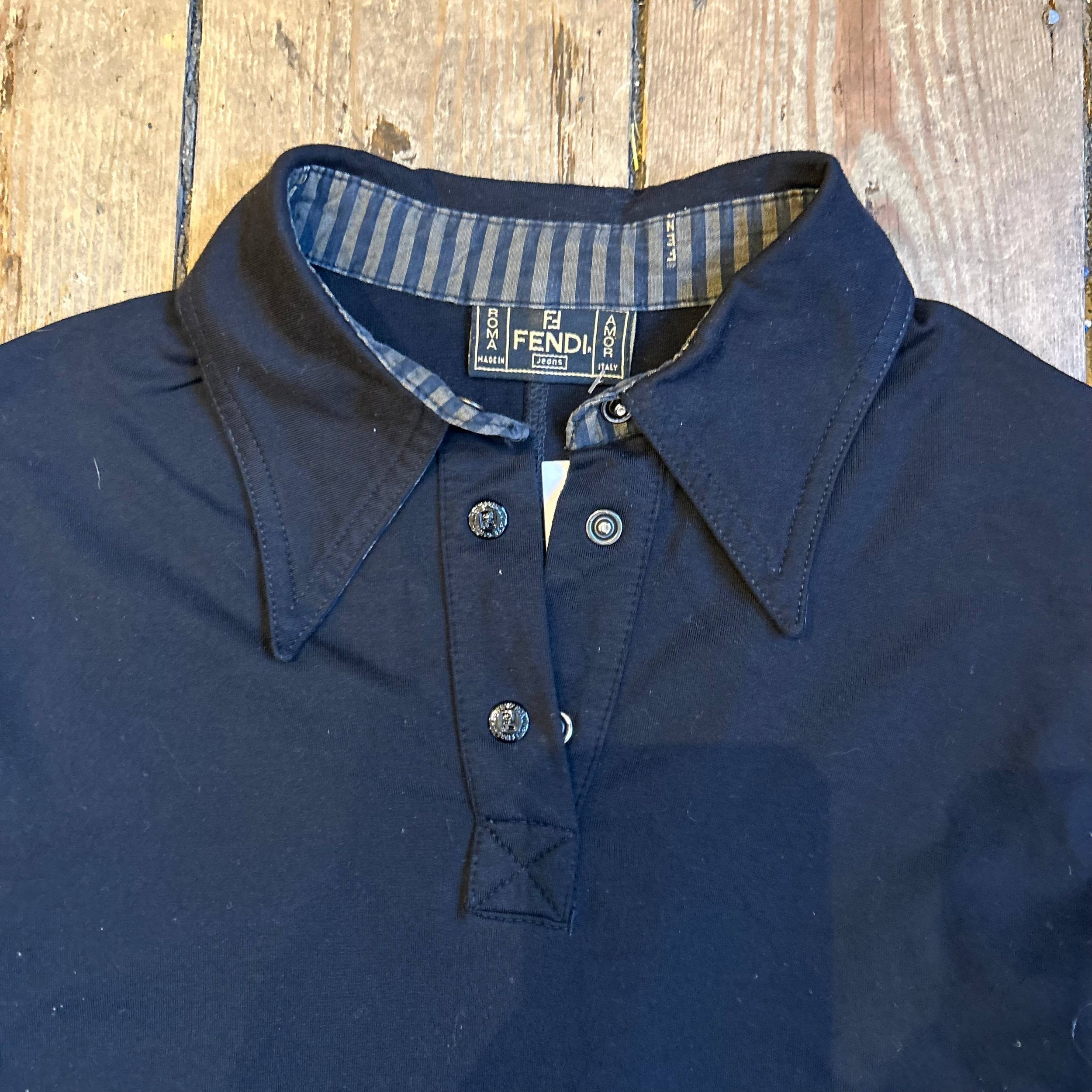Fendi Black Stretch Shirt