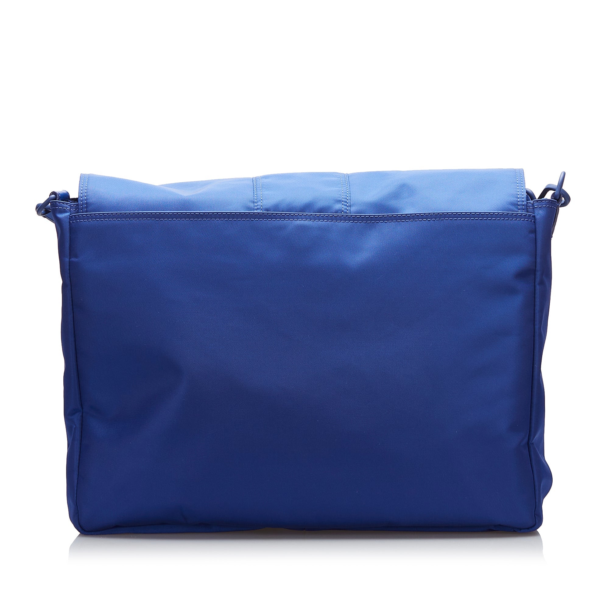 Blue Fendi FF Lock Crossbody
