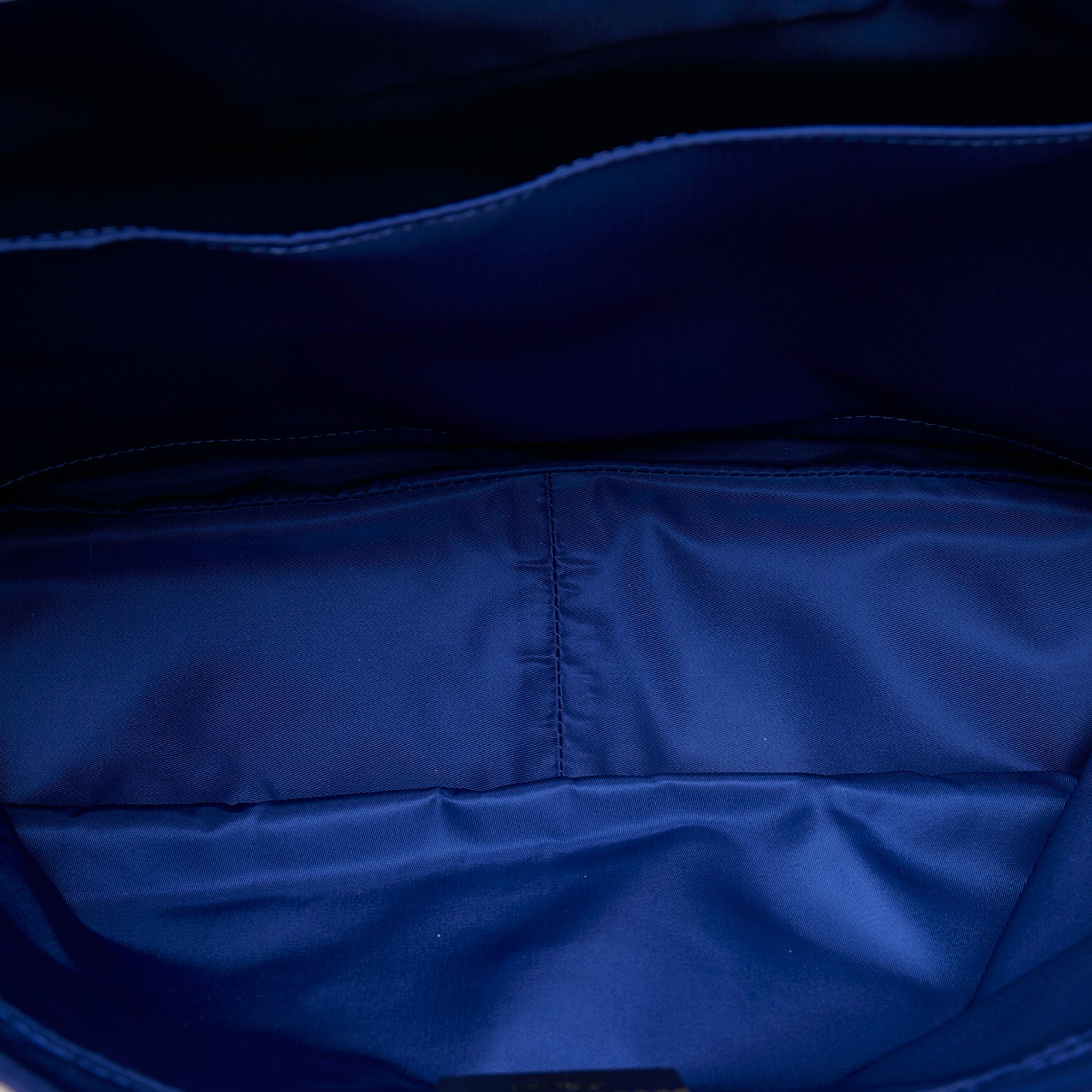 Blue Fendi FF Lock Crossbody