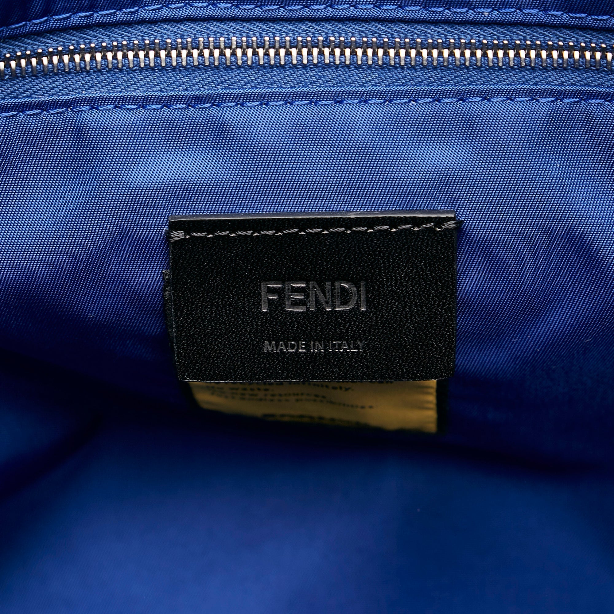 Blue Fendi FF Lock Crossbody