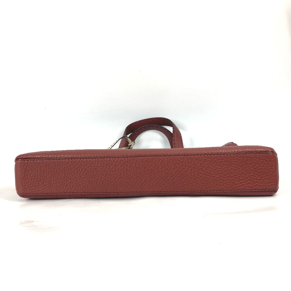 FENDI Business bag leather Brown Handbag Celeria mens Used