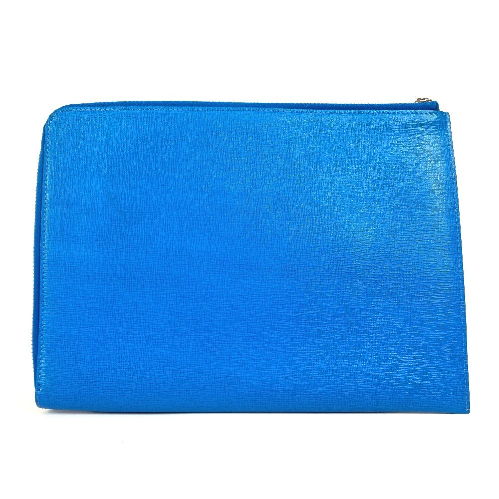 FENDI Clutch bag 8M0363 leather blue Monster Bugs Rhinestone Women(Unisex) Used