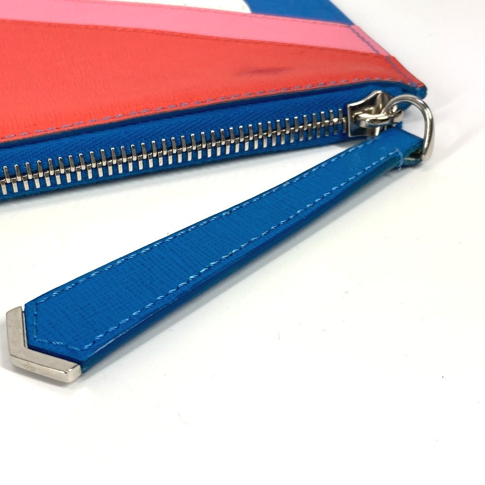 FENDI Clutch bag 8M0363 leather blue Monster Bugs Rhinestone Women(Unisex) Used