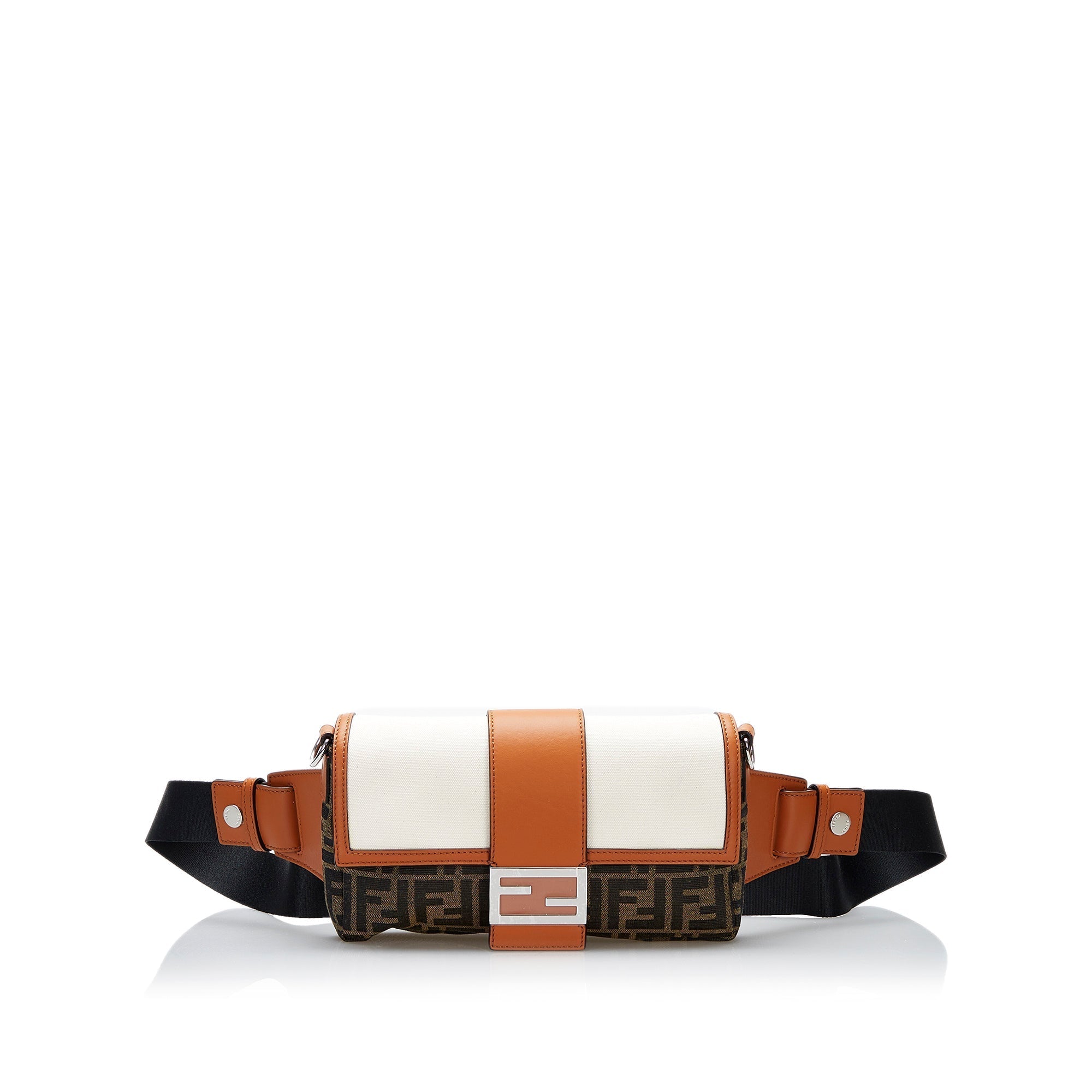 Brown Fendi Zucca Convertible Belt Bag