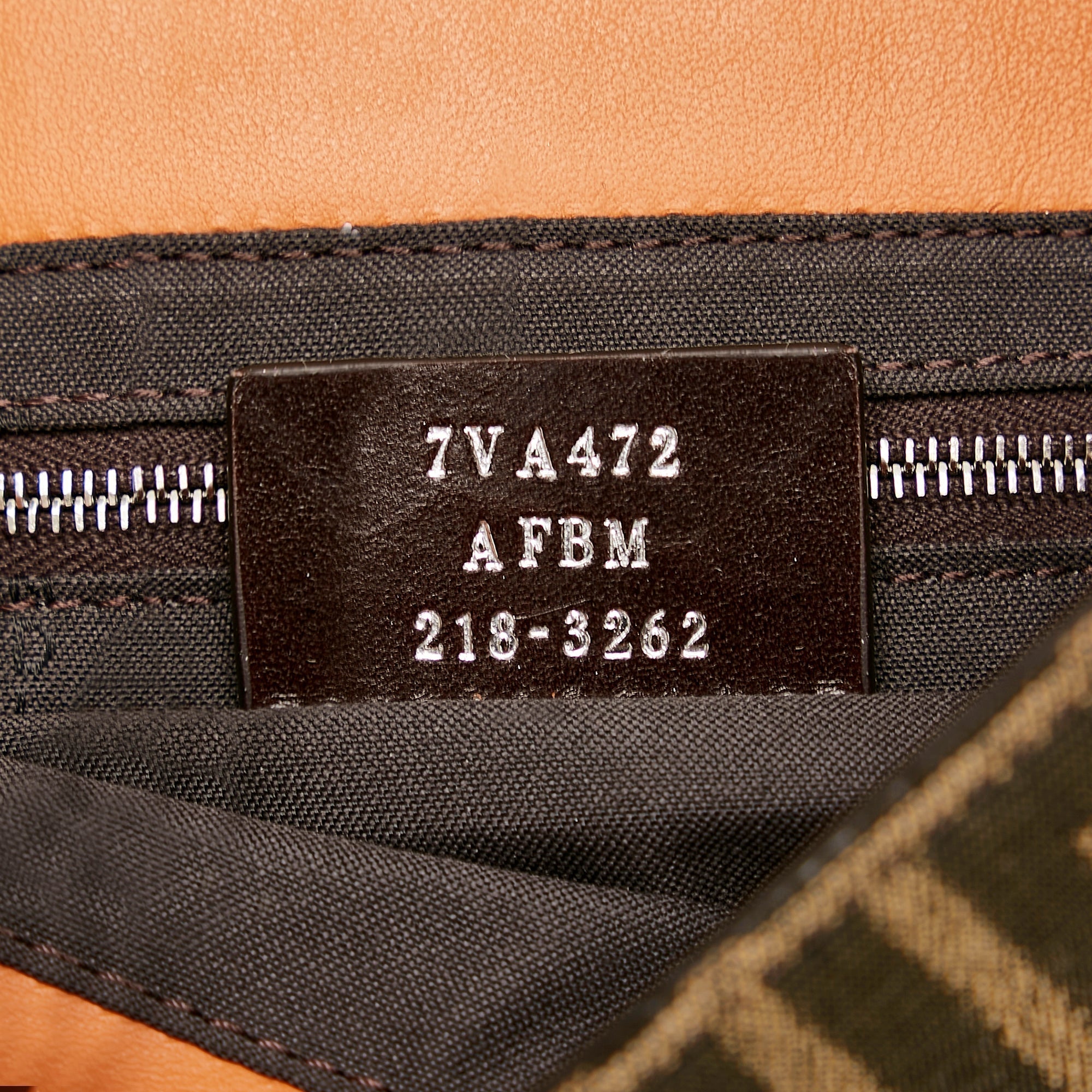 Brown Fendi Zucca Convertible Belt Bag