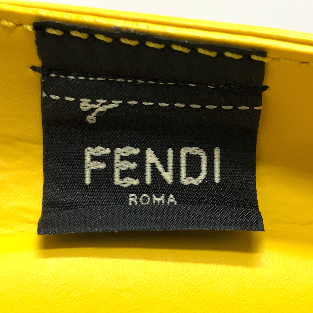 FENDI Handbag 8BH389 plastic yellow Medium basket Women Used