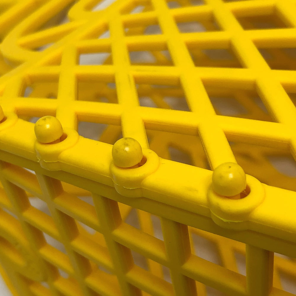 FENDI Handbag 8BH389 plastic yellow Medium basket Women Used