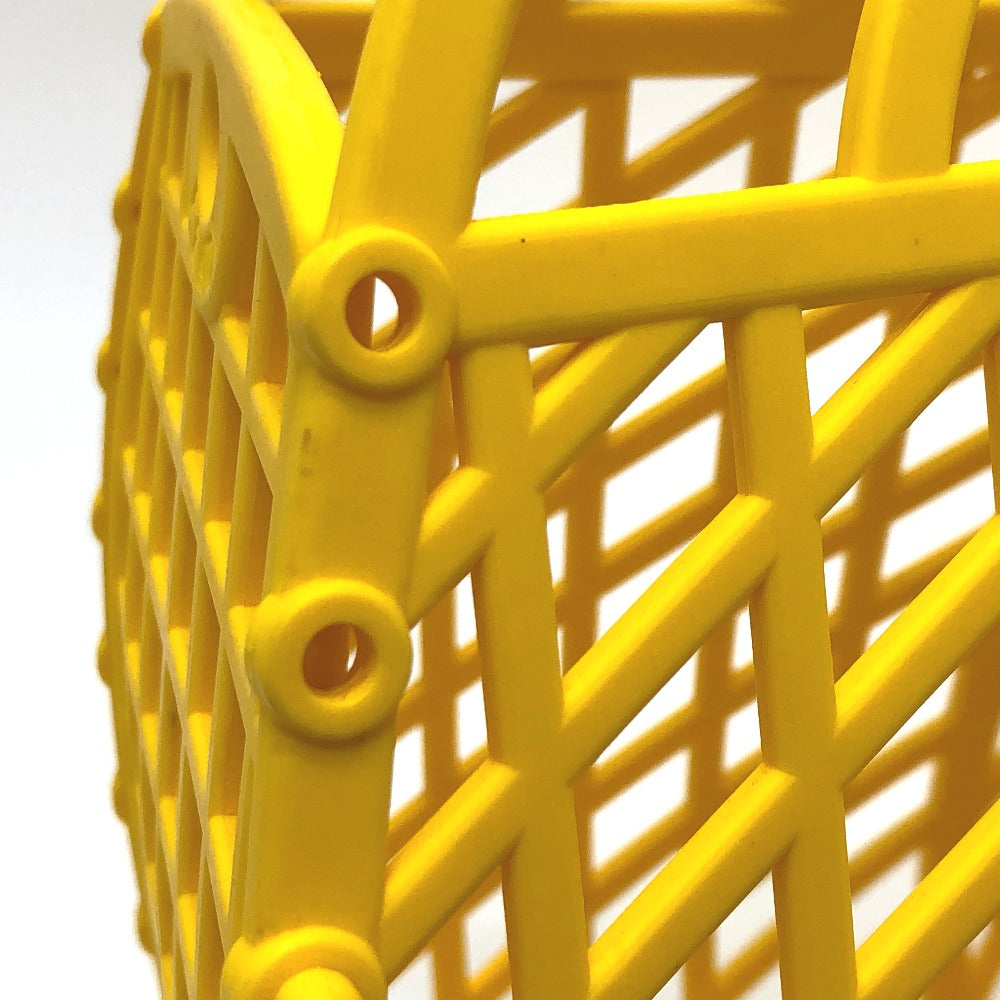 FENDI Handbag 8BH389 plastic yellow Medium basket Women Used